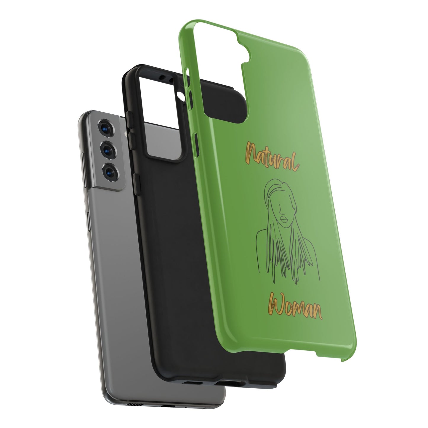 Natural Woman Content (BL)Tough Phone Cases GREEN