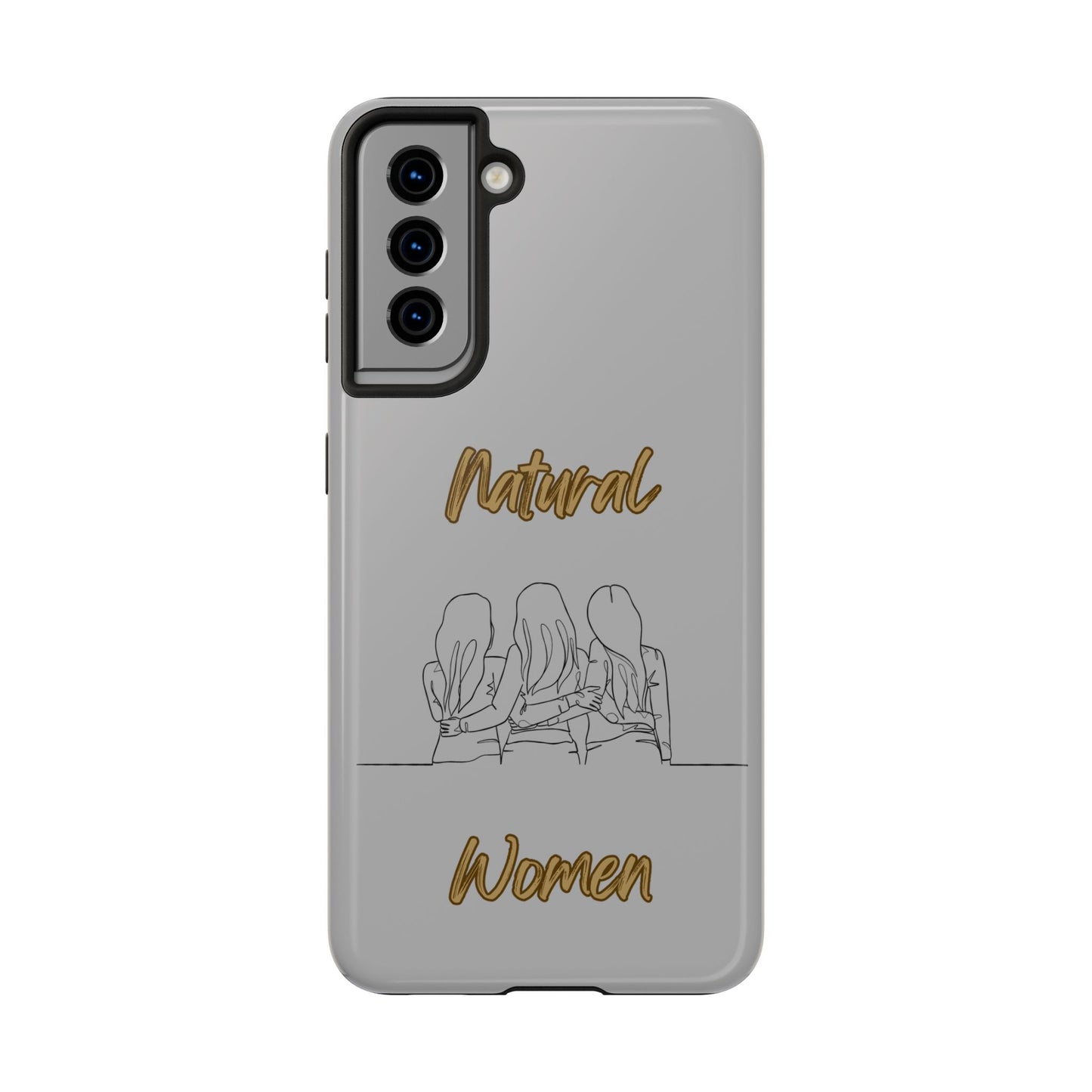 Natural Woman Loving Friends (BL)Tough Phone Cases LIGHT GREY