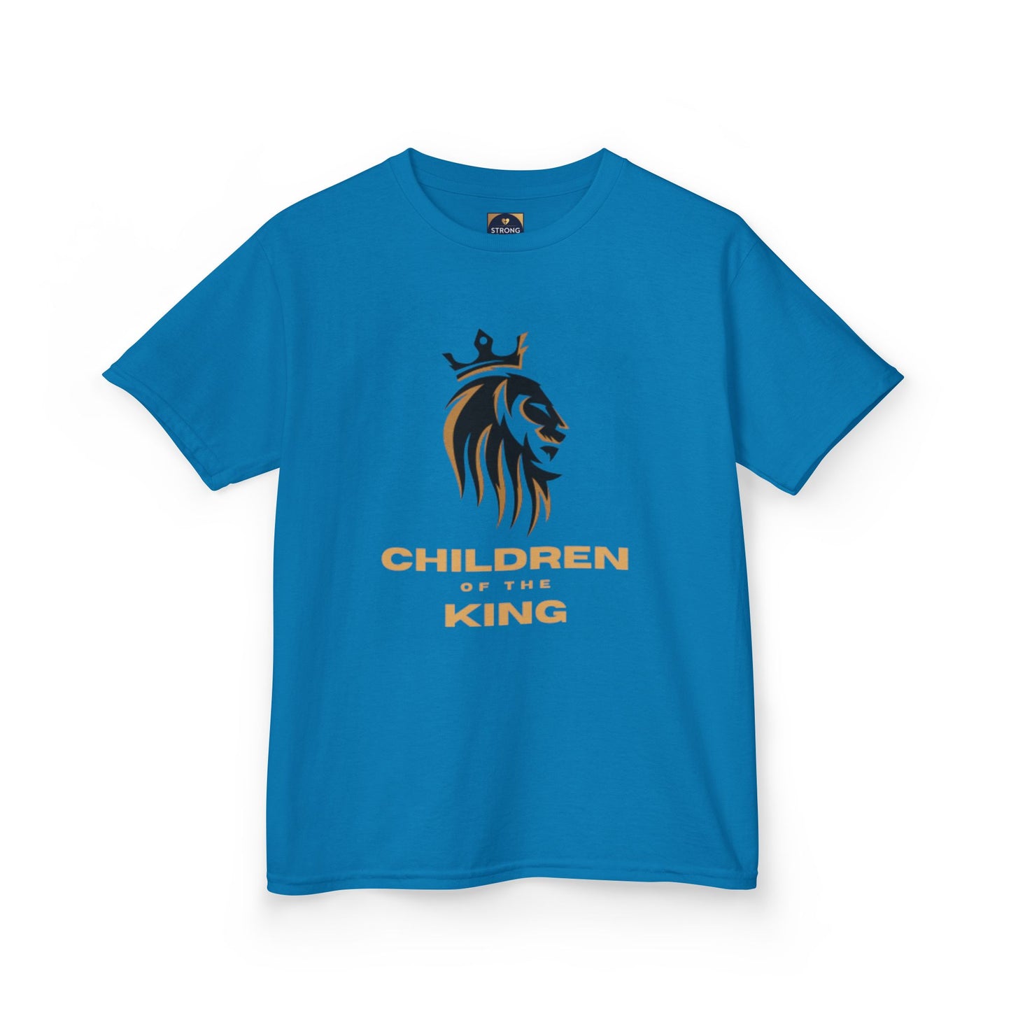Children of the King Inspirational Kids Cotton T-Shirt (BL)