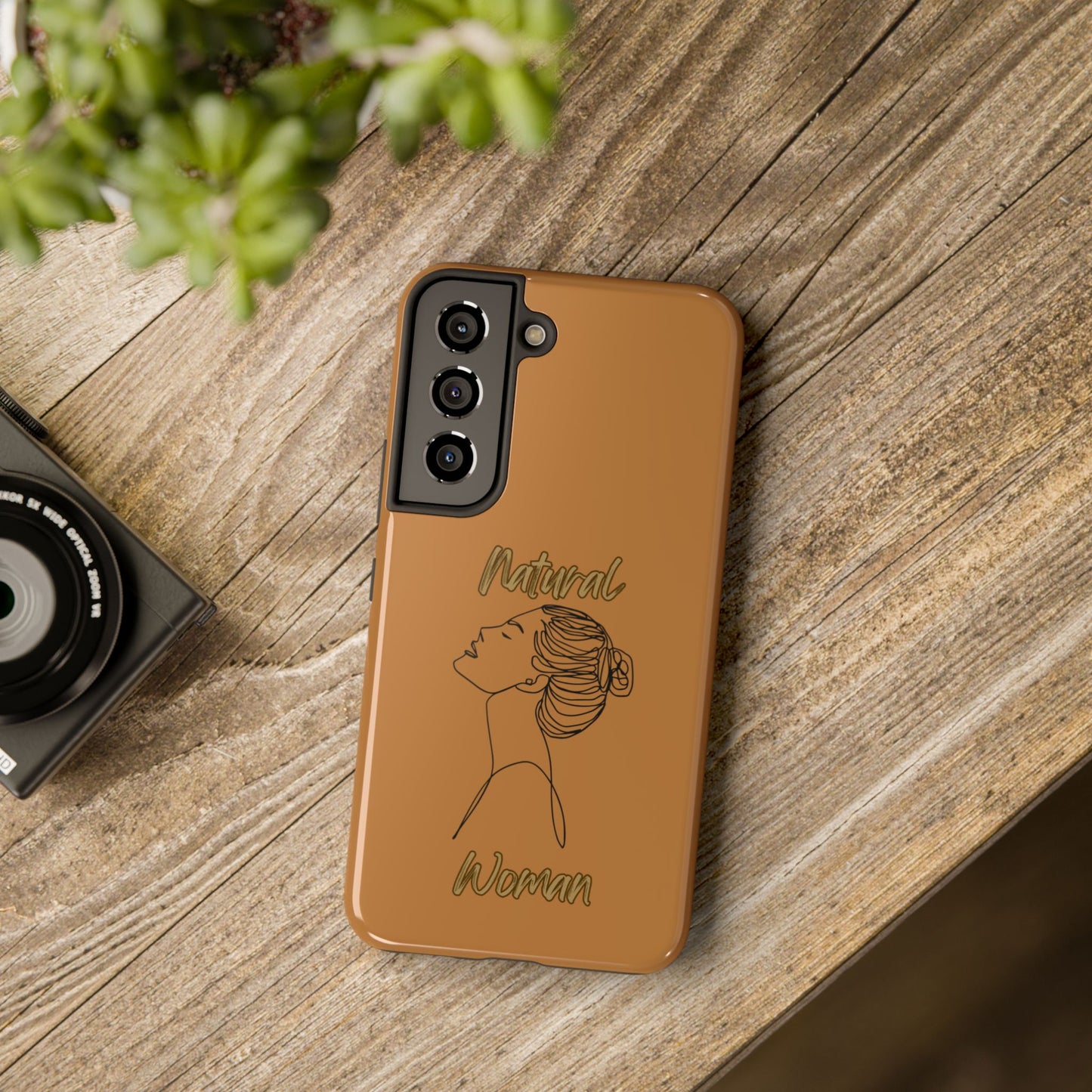 Natural Woman Wet Bun (BL) Tough Phone Cases LIGHT BROWN