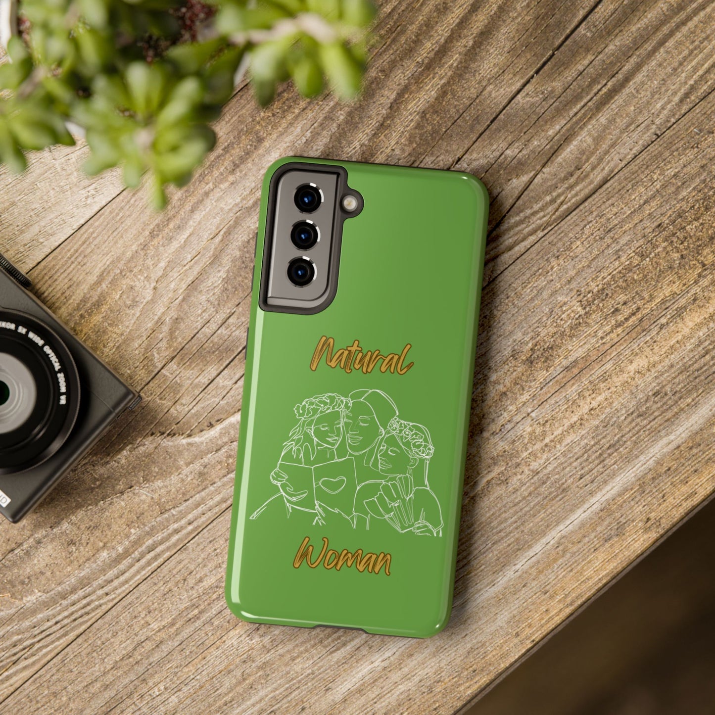 Natural Woman Me & My Girls (WL)Tough Phone Cases GREEN