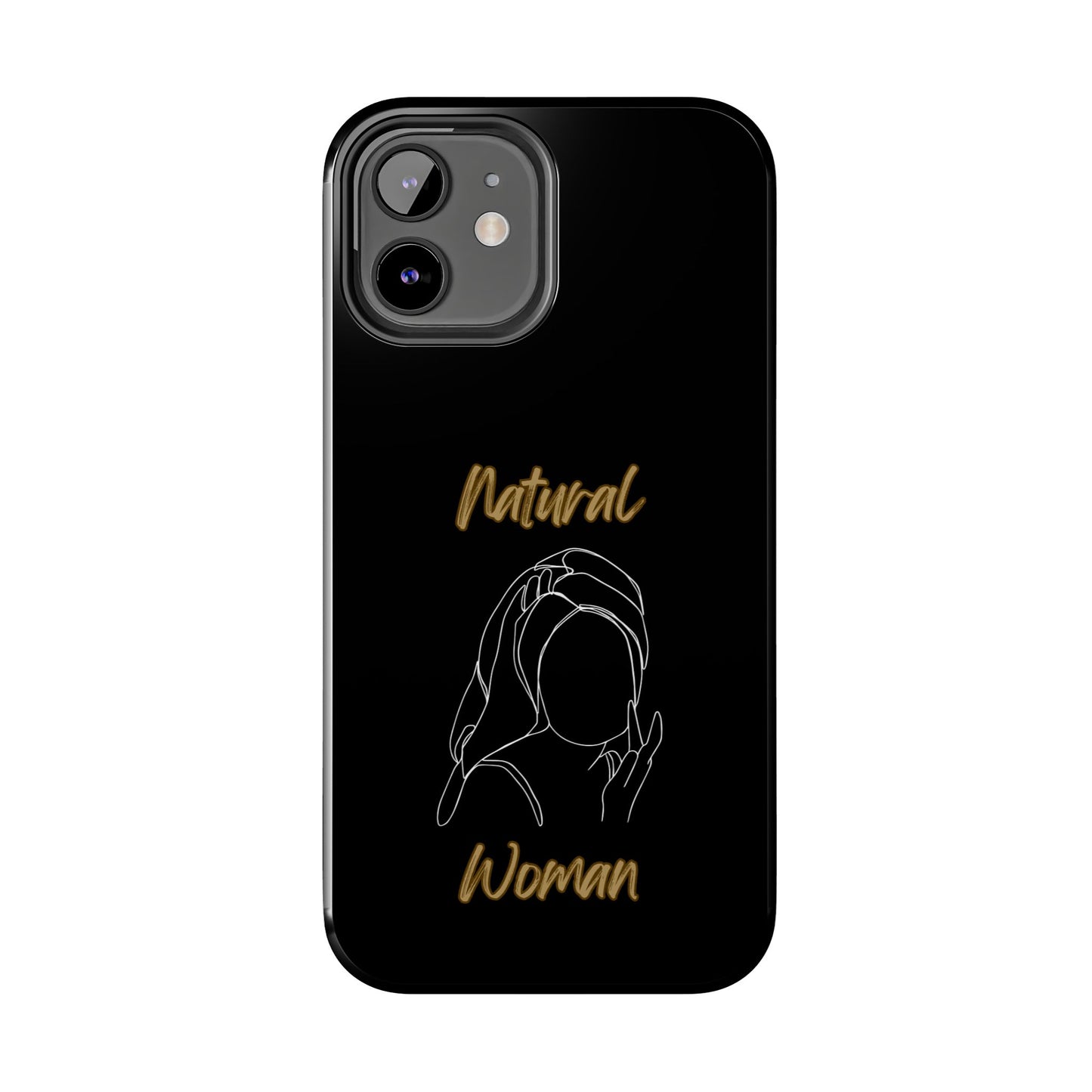 Natural Woman Towel Wrapped (WL)Tough Phone Cases BLACK