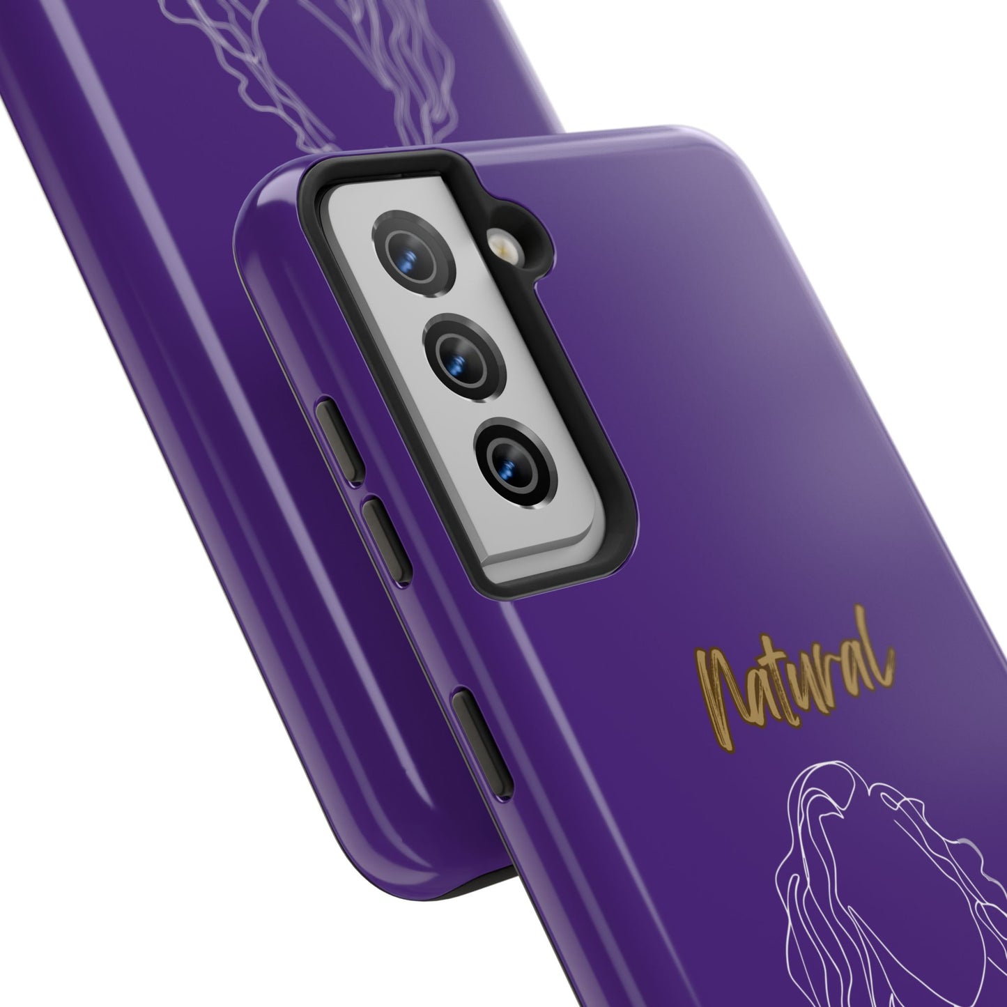 Natural Woman Relaxed (WL) Tough Phone Cases PURPLE