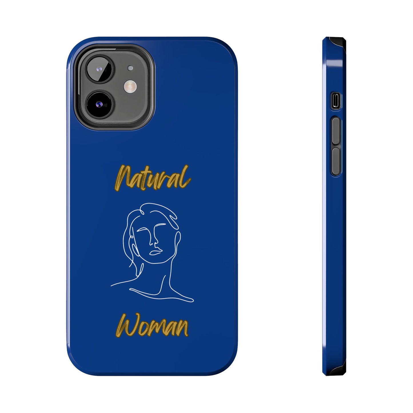 Natural Woman Hello (WL)Tough Phone Cases DARK BLUE