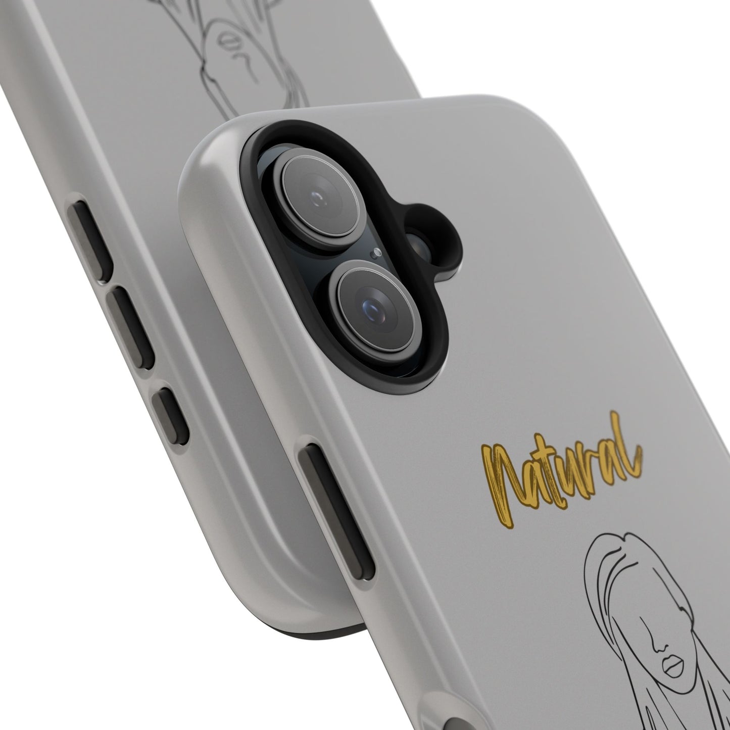 Natural Woman Content (BL)Tough Phone Cases LIGHT GREY