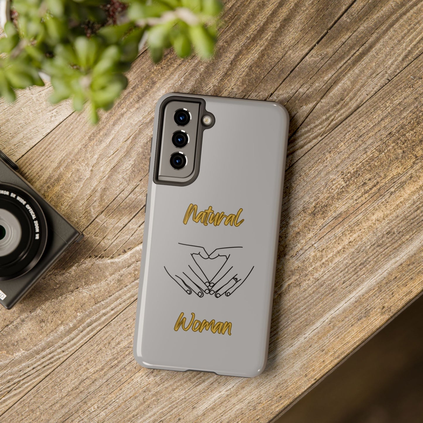 Natural Woman I Love You (BL)Tough Phone Cases LIGHT GREY