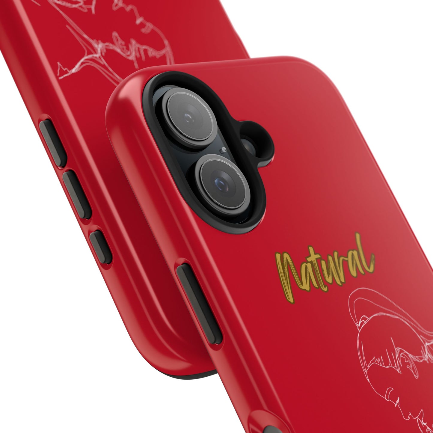 Natural Woman New Life (WL)Tough Phone Cases DARK RED