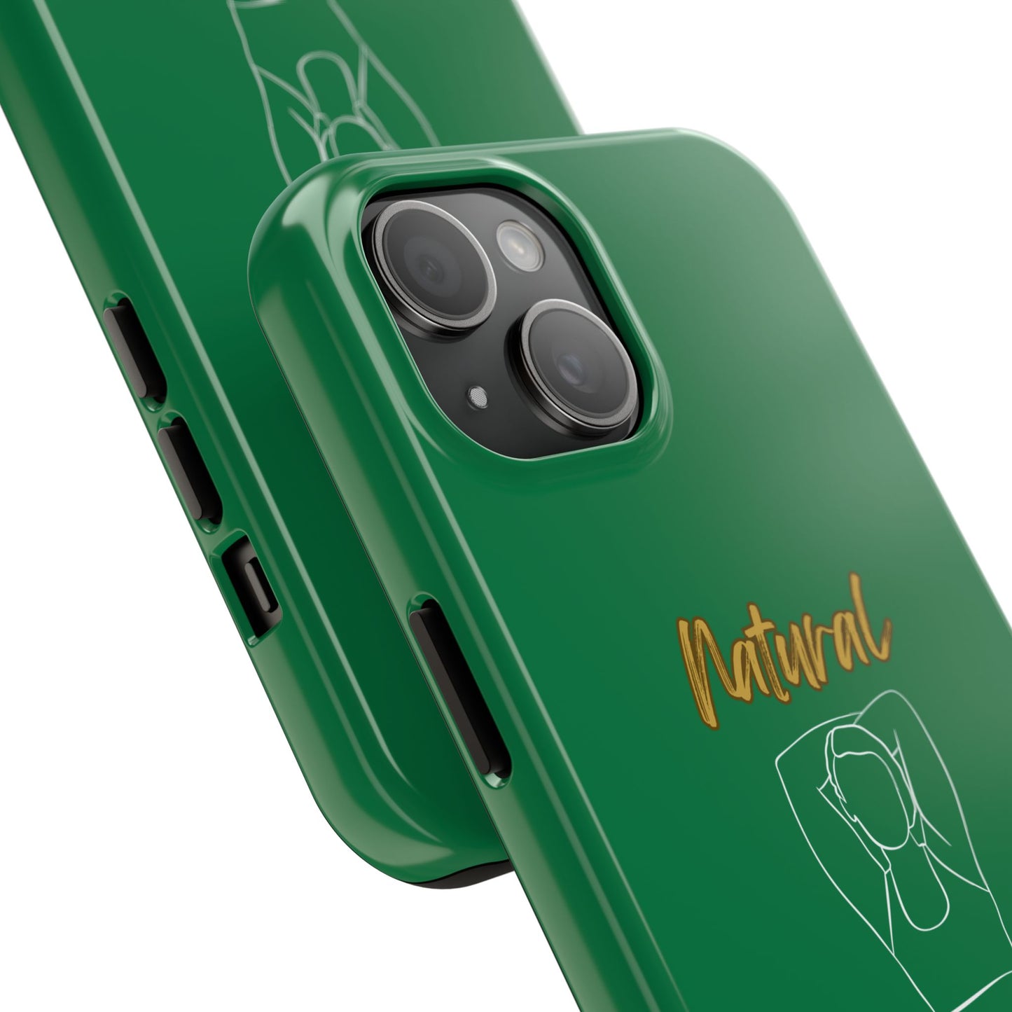 Natural Woman I Love Me (WL)Tough Phone Cases DARK GREEN