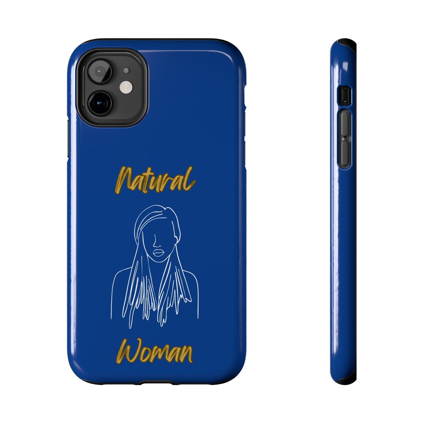 Natural Woman Content (WL)Tough Phone Cases DARK BLUE