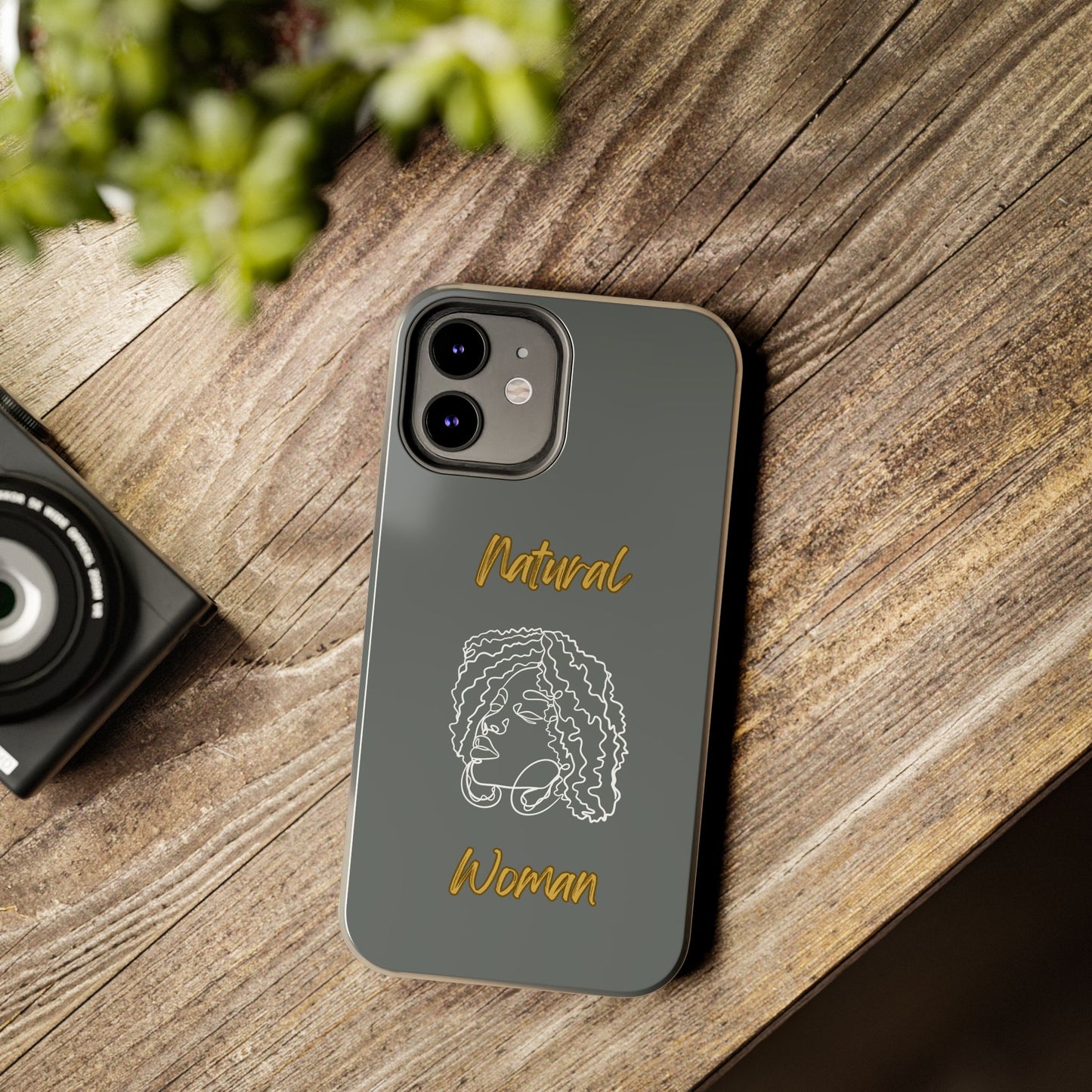 Natural Woman Naturally Me (WL)Tough Phone Cases DARK GREY
