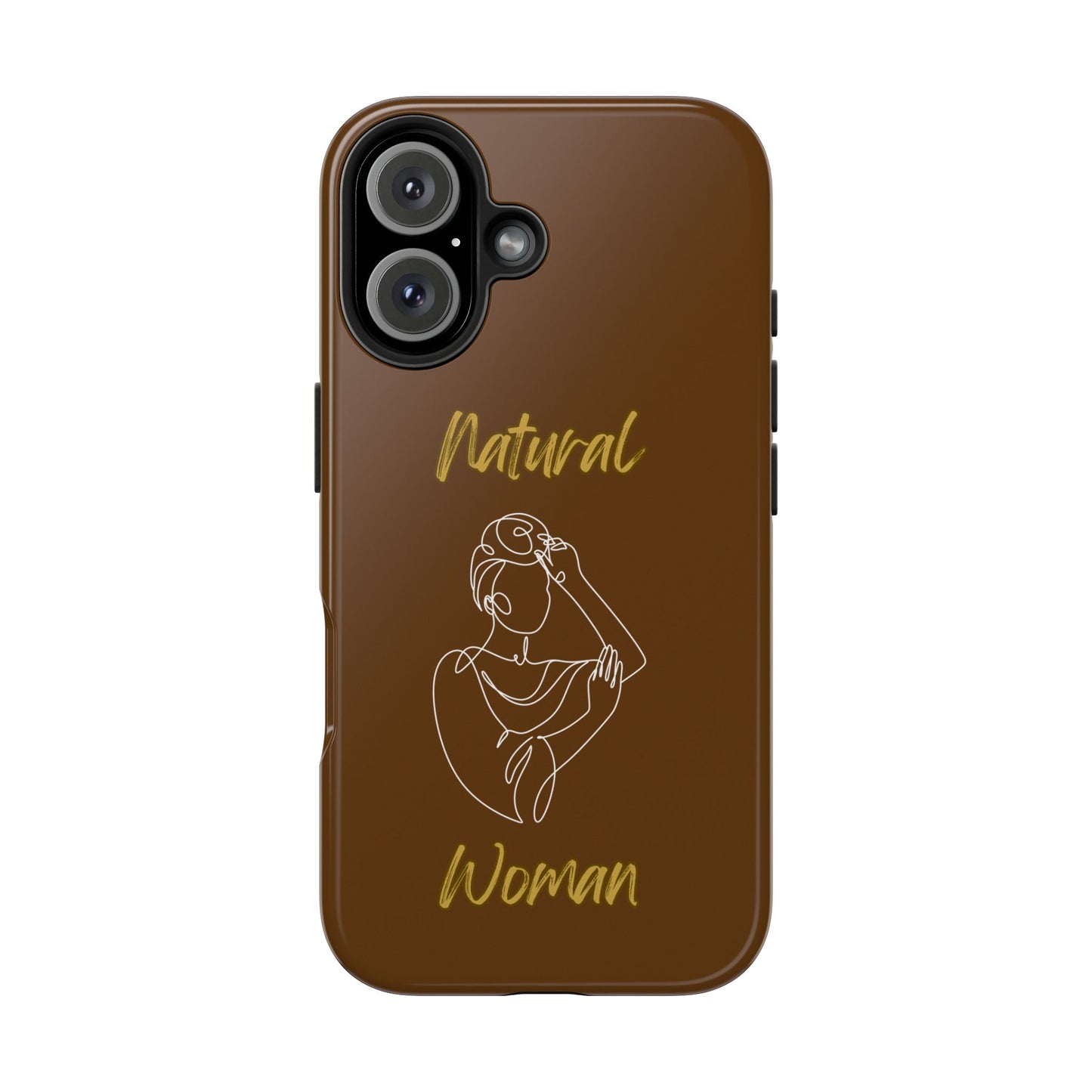 Natural Woman Style (WL)Tough Phone Cases BROWN