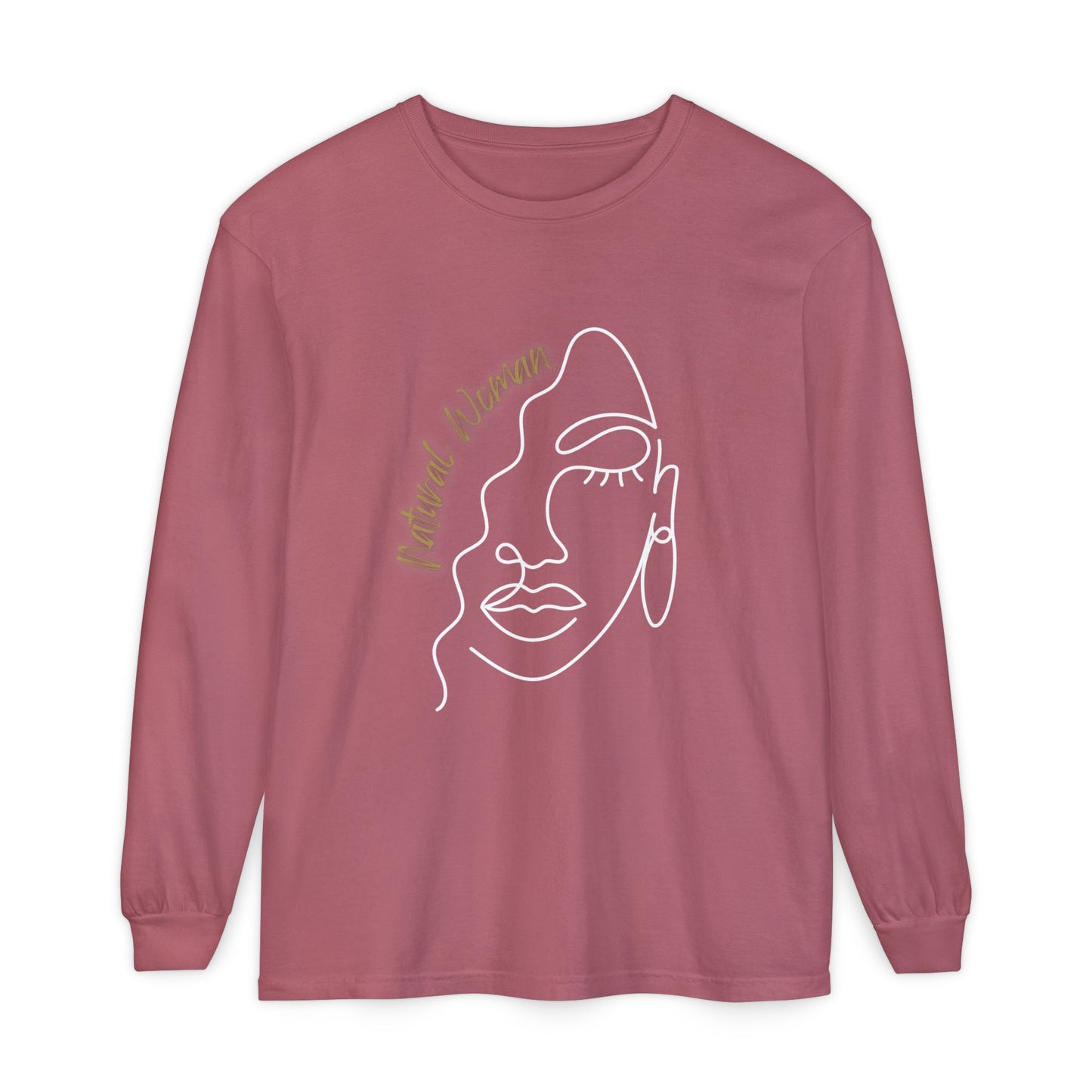 Natural Woman Half Face (WL) Long Sleeve T-Shirt