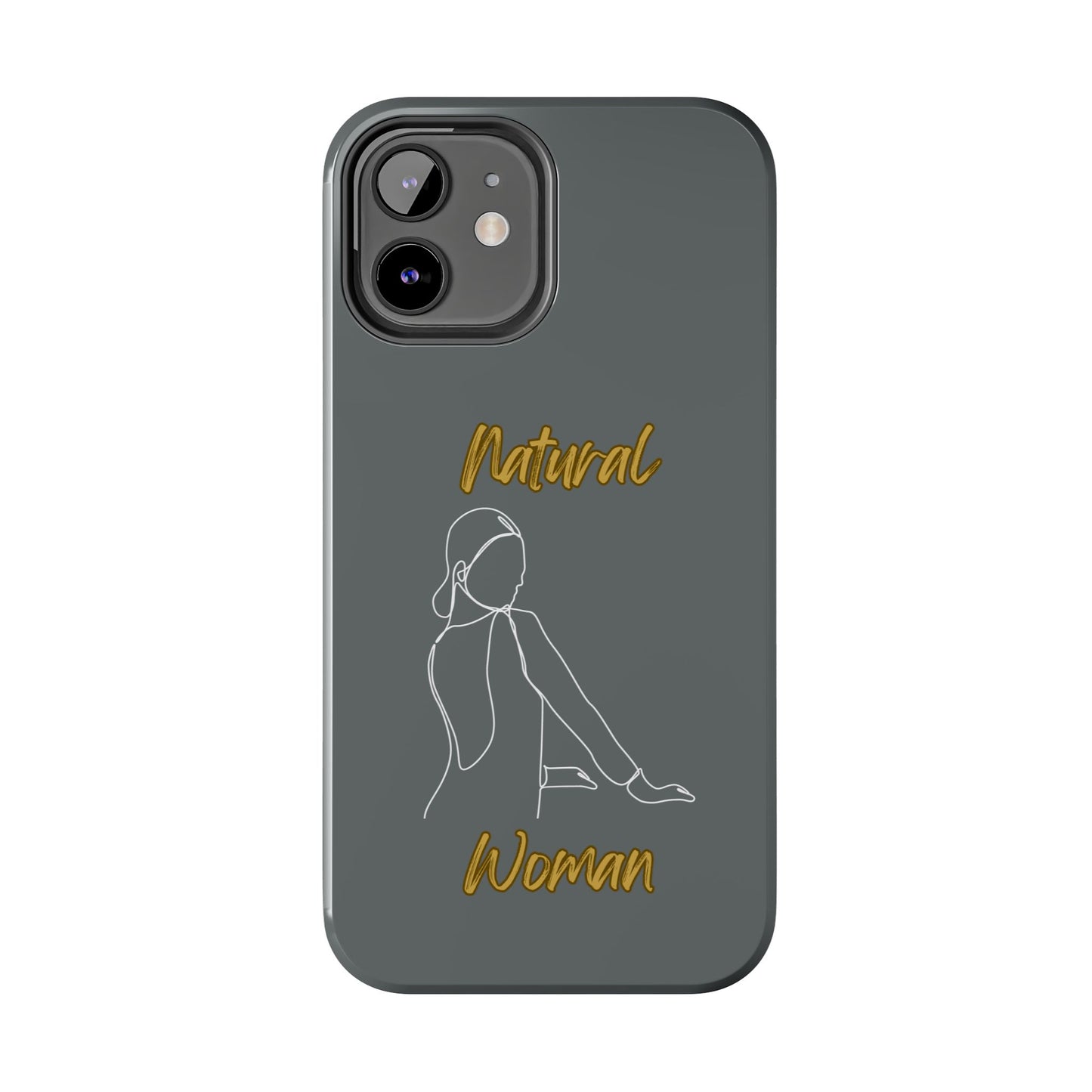 Natural Woman Hands Free (WL)Tough Phone Cases DARK GREY