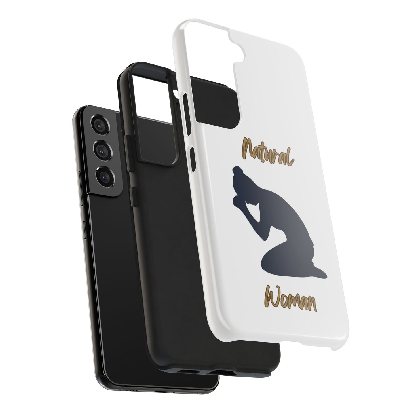 Natural Woman Pray (BL)Tough Phone Cases WHITE