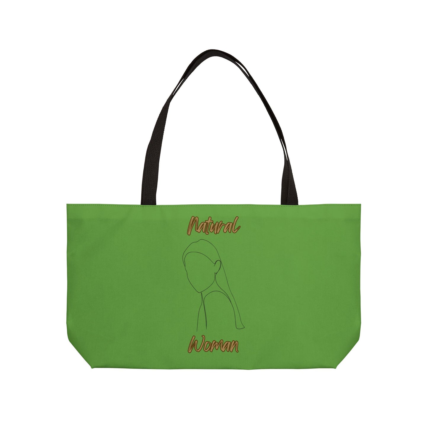 Natural Woman Tilted Look (BL) Weekender Tote Bag GREEN