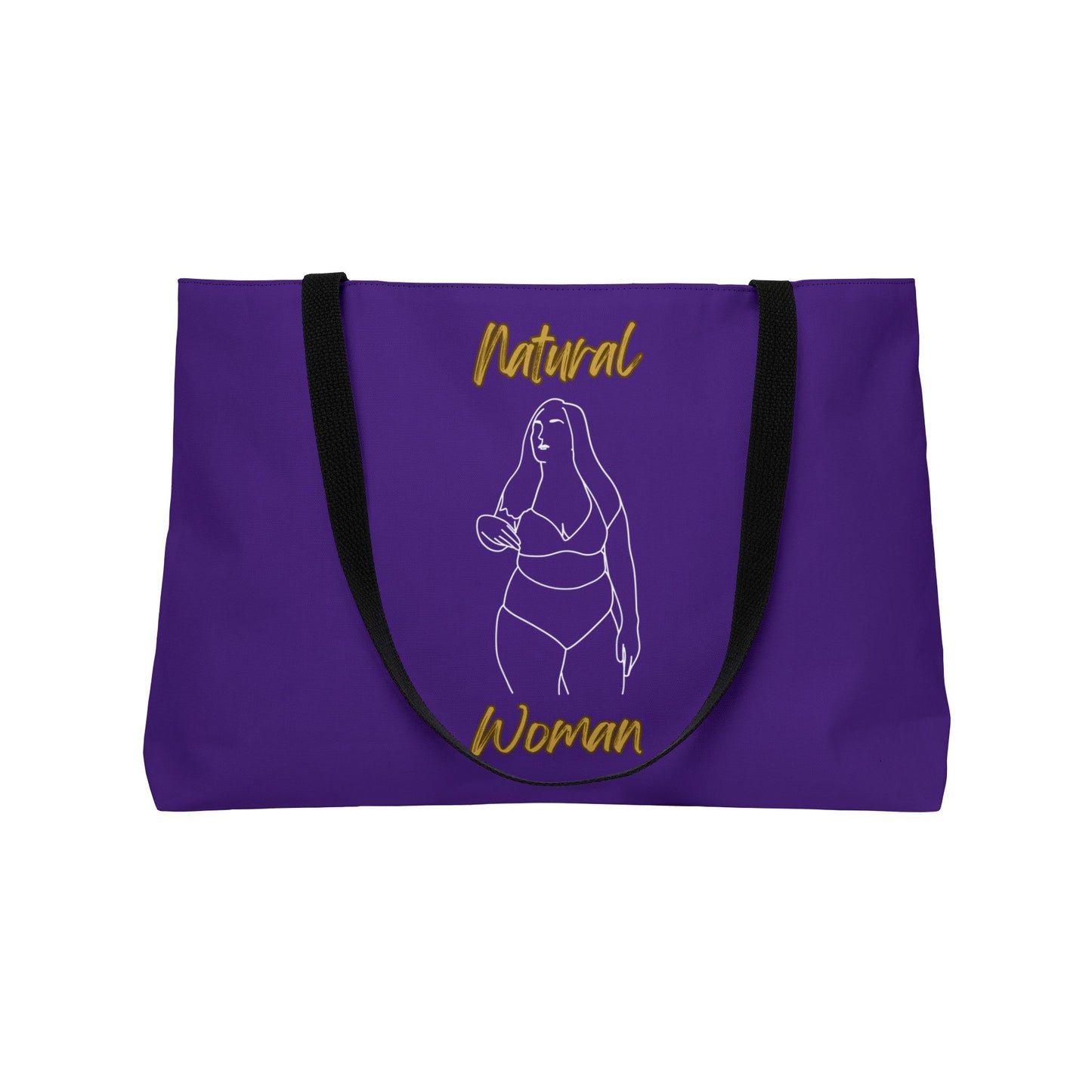 Natural Woman Full Beauty (WL) Weekender Tote Bag PURPLE
