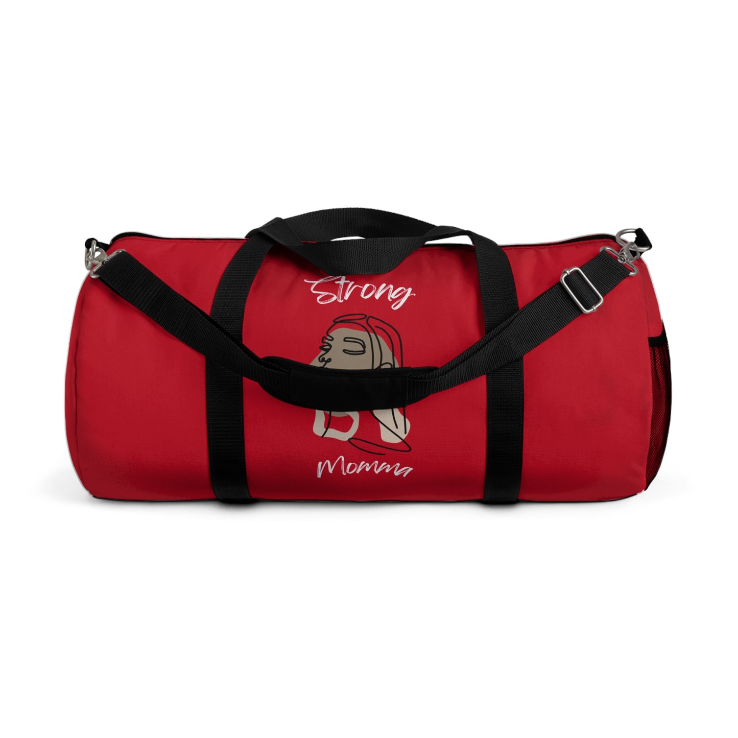 Strong Momma (WL) Duffel Bag DARK RED