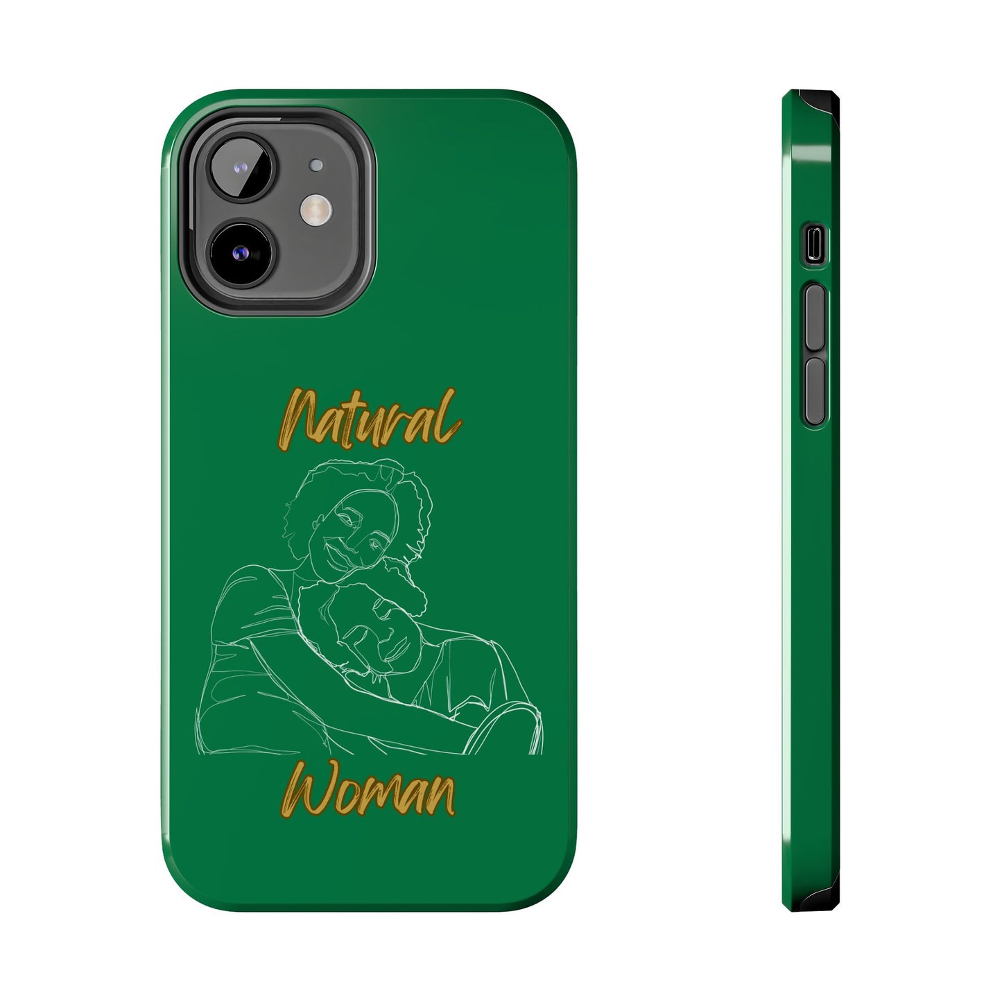 Natural Woman Loving Embrace (WL)Tough Phone Cases DARK GREEN