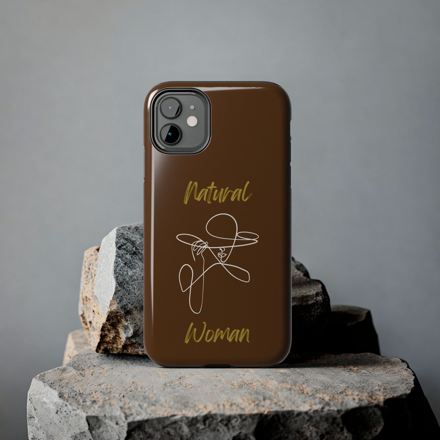 Natural Woman An Original (WL)Tough Phone Cases BROWN