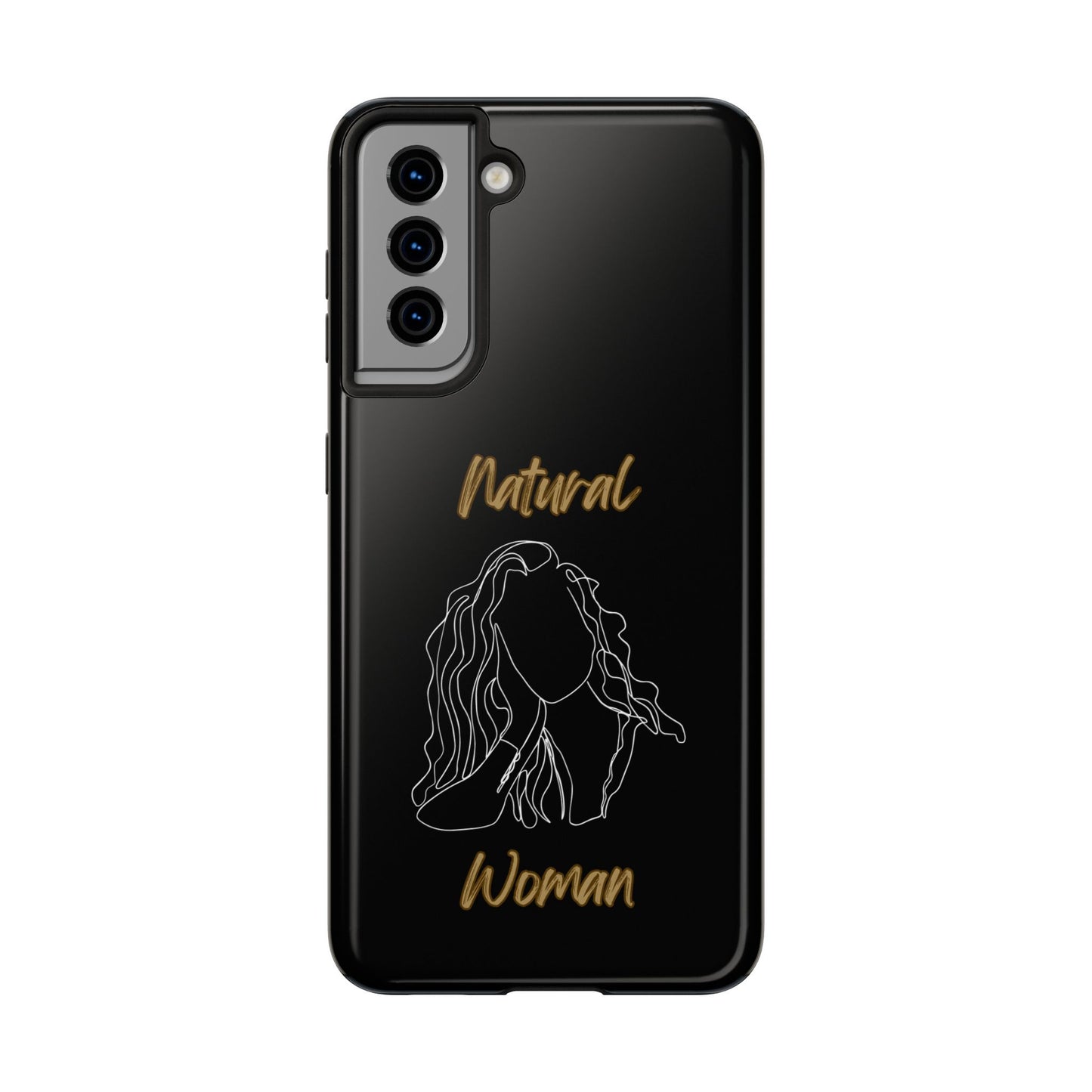 Natural Woman Relaxed (WL) Tough Phone Cases BLACK