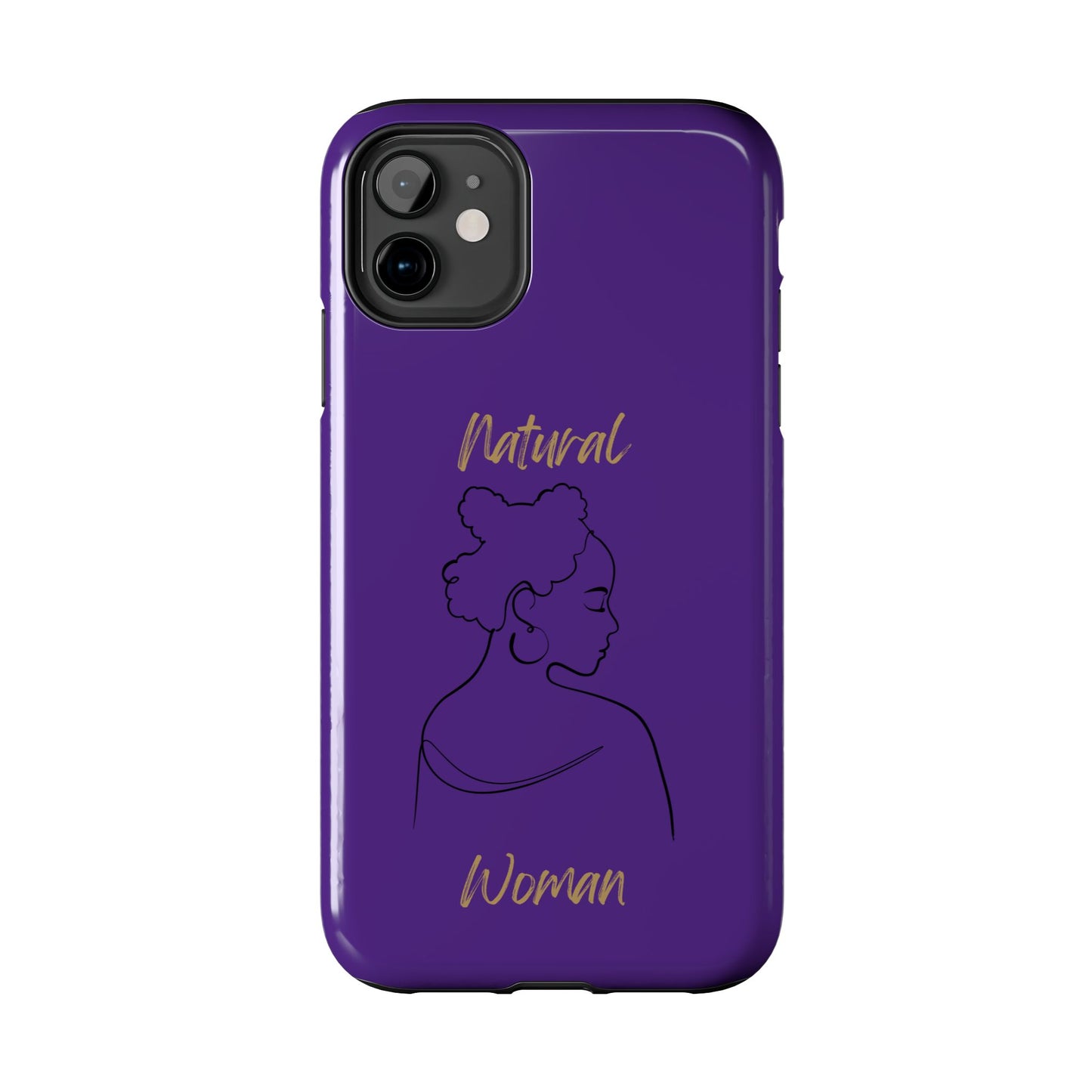 Natural Woman Twists (BL) Tough Phone Cases PURPLE