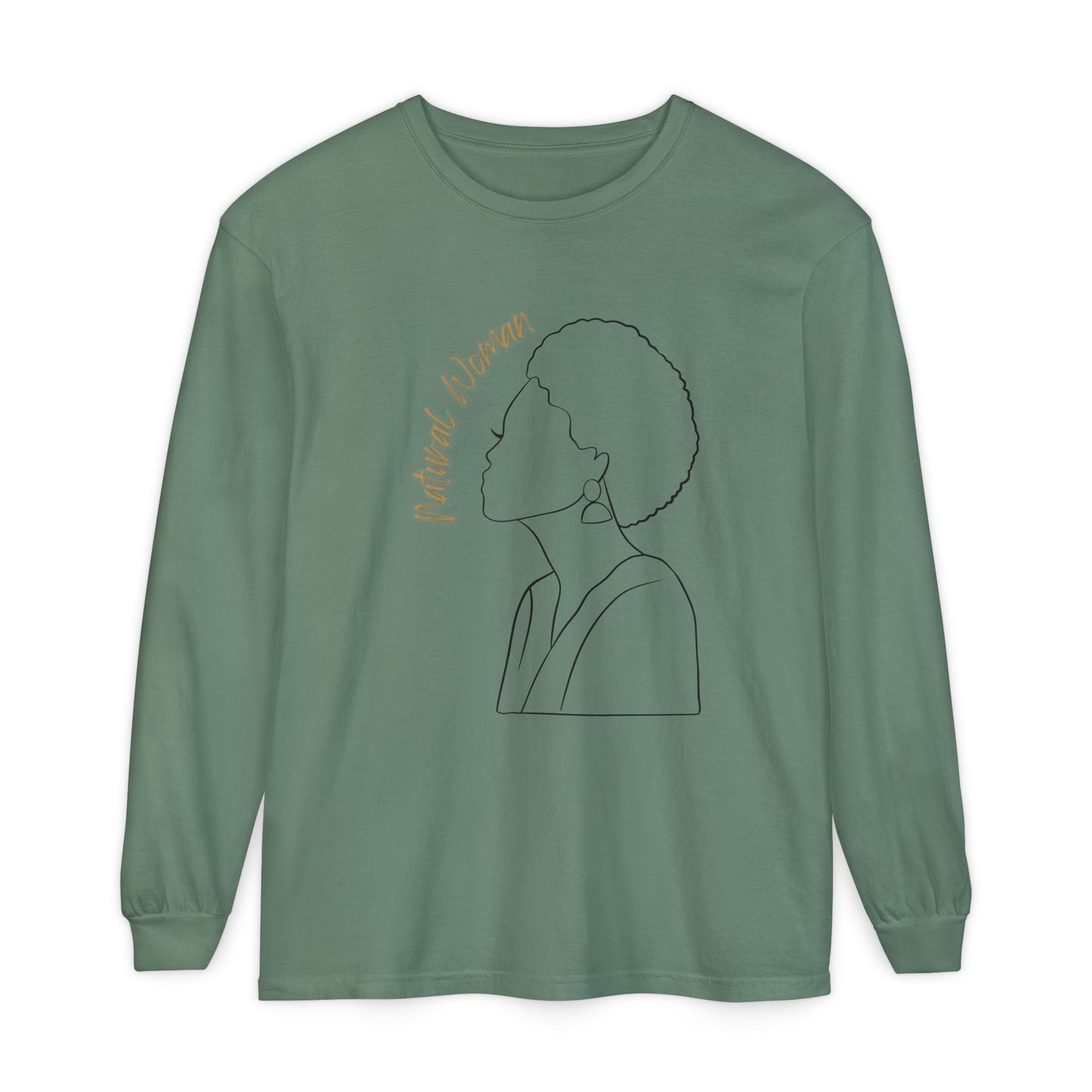 Natural Woman Sm Fro (BL) Long Sleeve T-Shirt