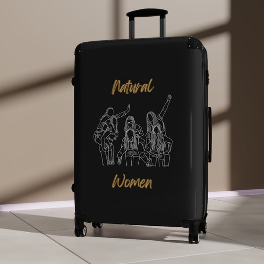 Natural Woman Piggy Back (WL) Suitcase BLACK