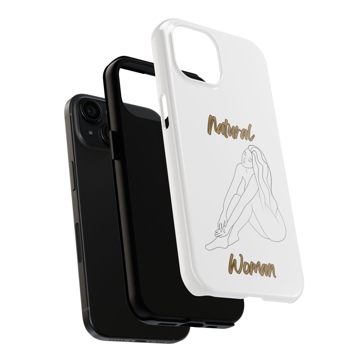 Natural Woman Beauty (BL) Tough Phone Cases WHITE