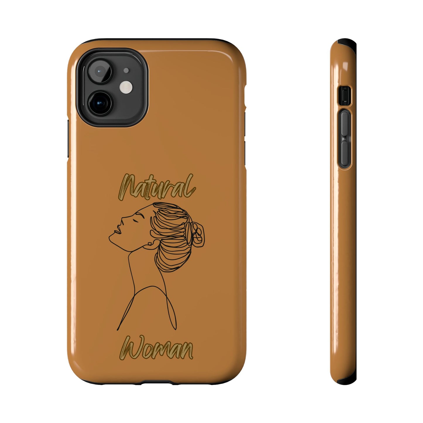 Natural Woman Wet Bun (BL) Tough Phone Cases LIGHT BROWN