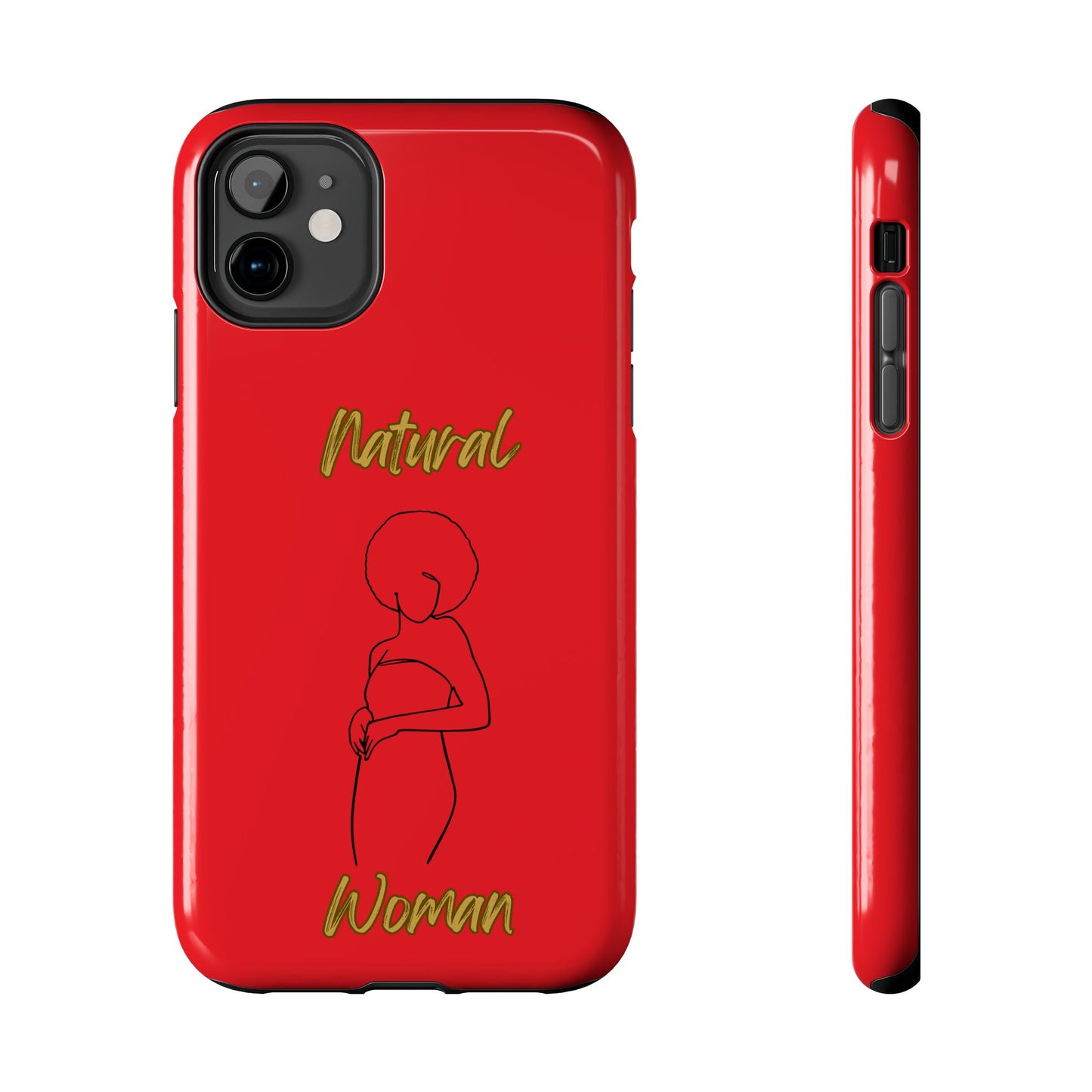 Natural Woman Sho Nuff (BL)Tough Phone Cases RED