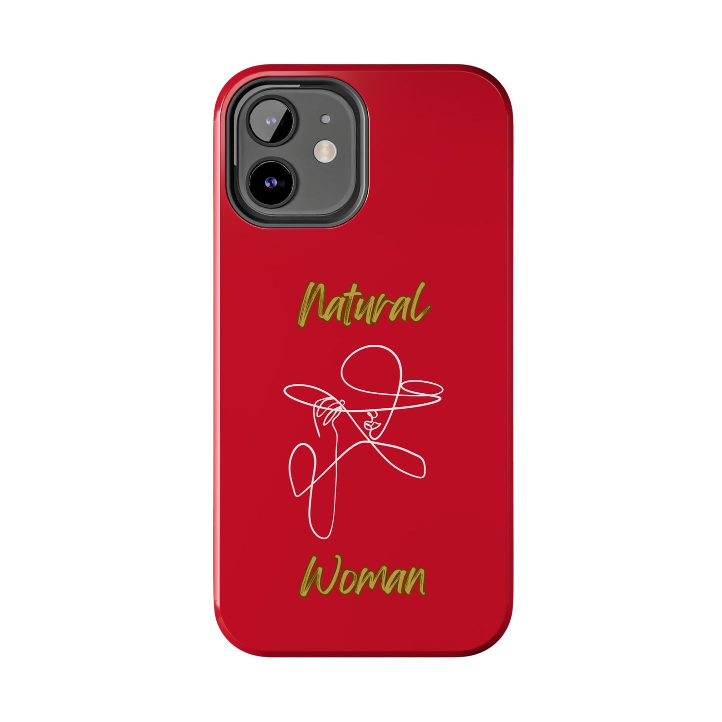 Natural Woman An Original (WL)Tough Phone Cases DARK RED