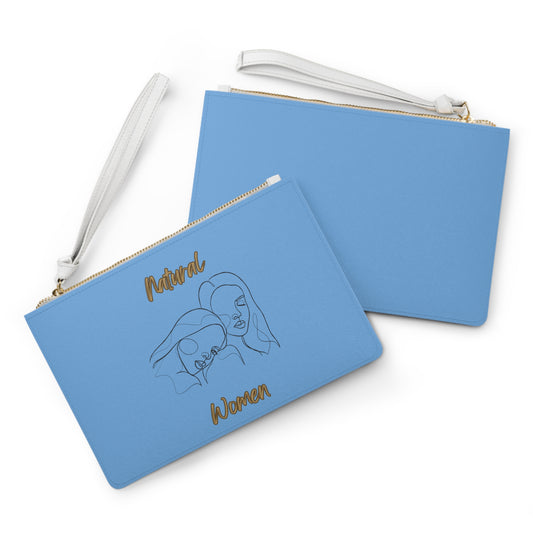 Natural Women Sisters (BL) Clutch Bag LIGHT BLUE