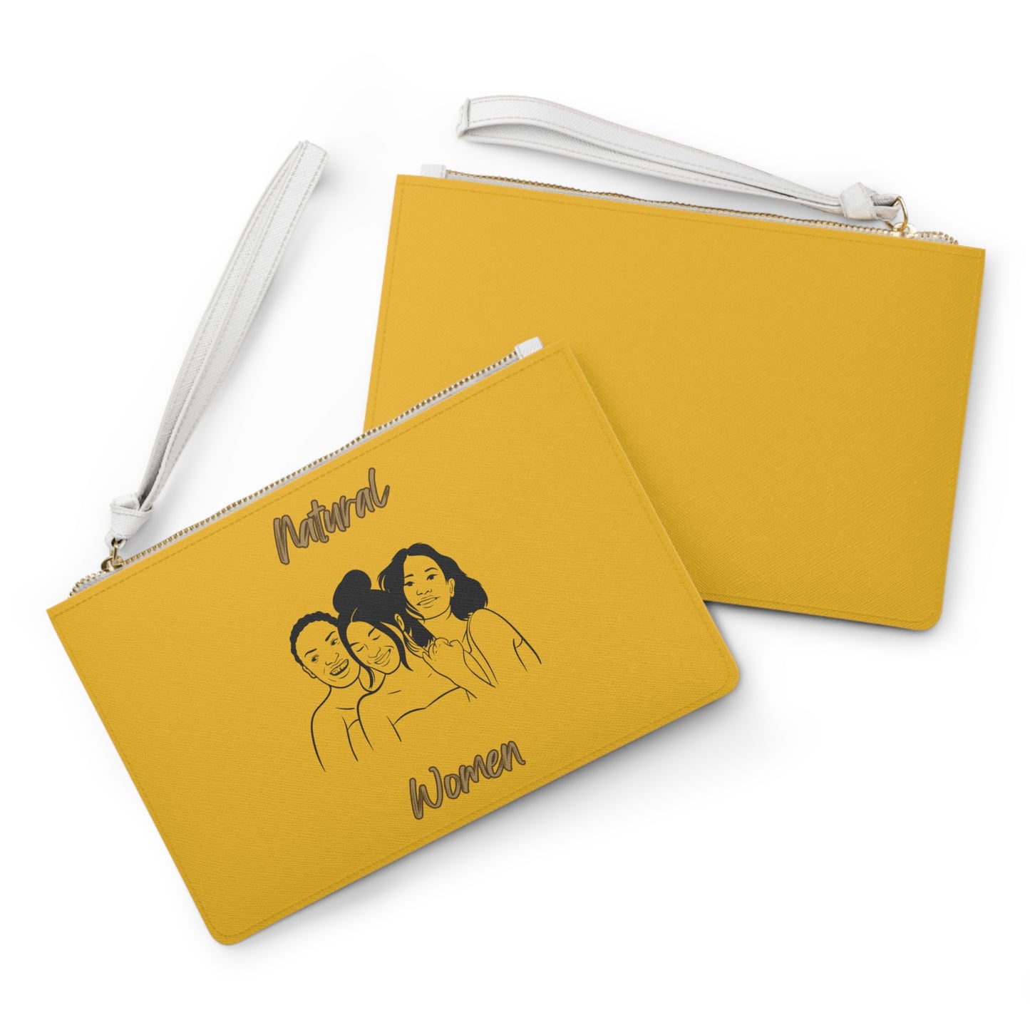 Natural Women Laughing Friends (BL) Clutch Bag YELLOW
