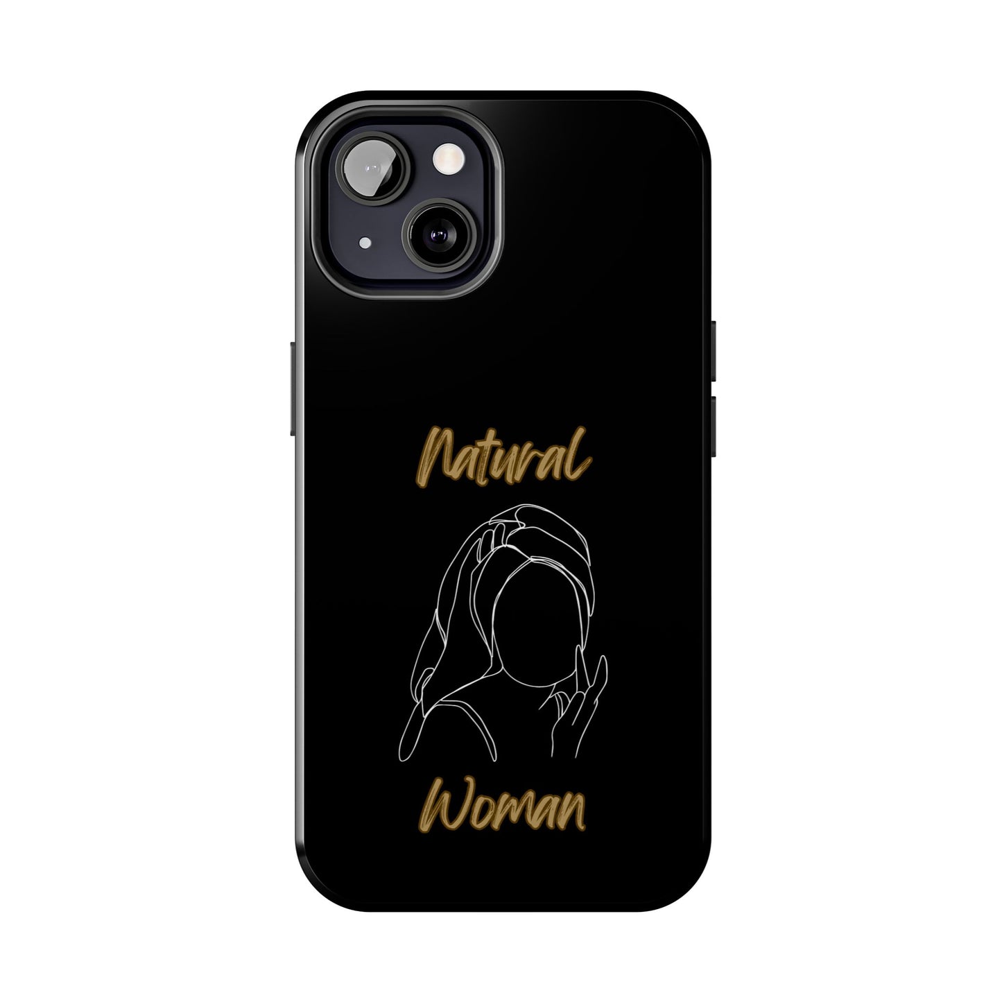 Natural Woman Towel Wrapped (WL)Tough Phone Cases BLACK