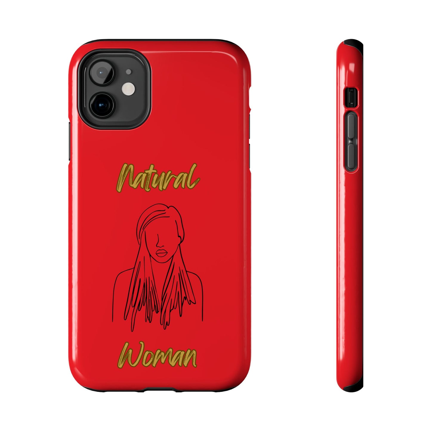 Natural Woman Content (BL)Tough Phone Cases RED