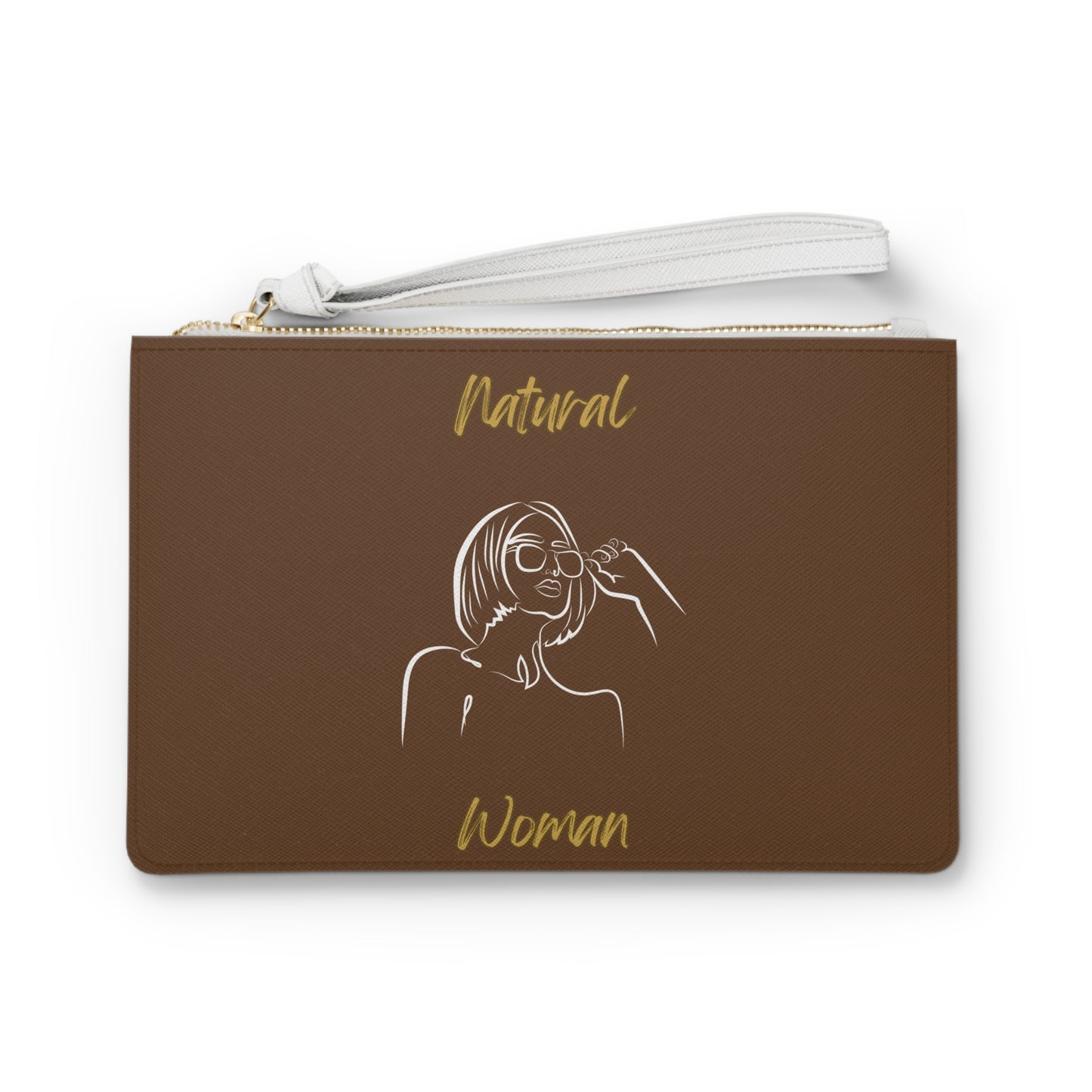 Natural Woman Bright Future (WL) Clutch Bag BROWN