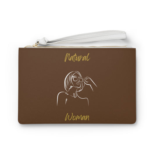 Natural Woman Bright Future (WL) Clutch Bag BROWN