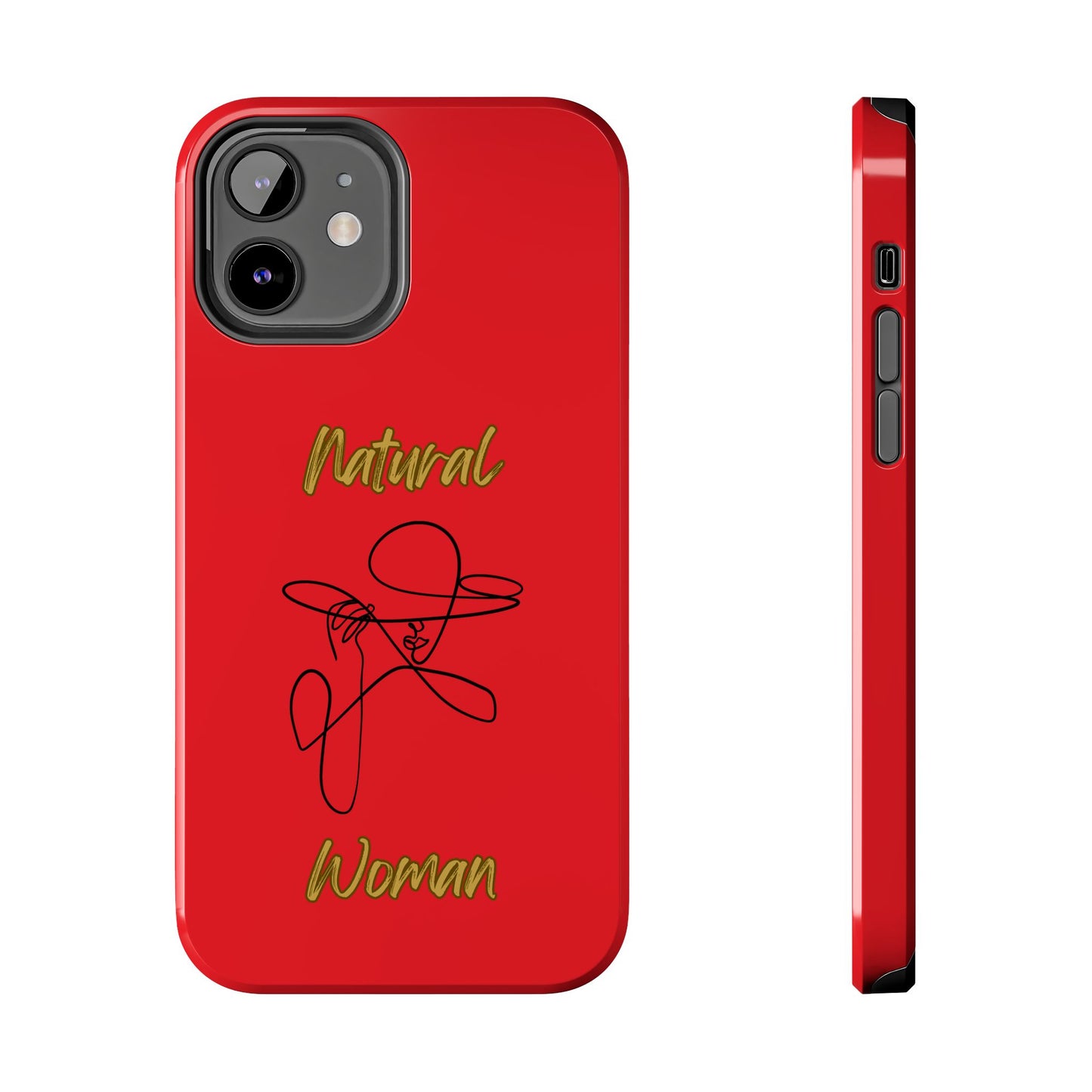 Natural Woman An Original (BL)Tough Phone Cases RED
