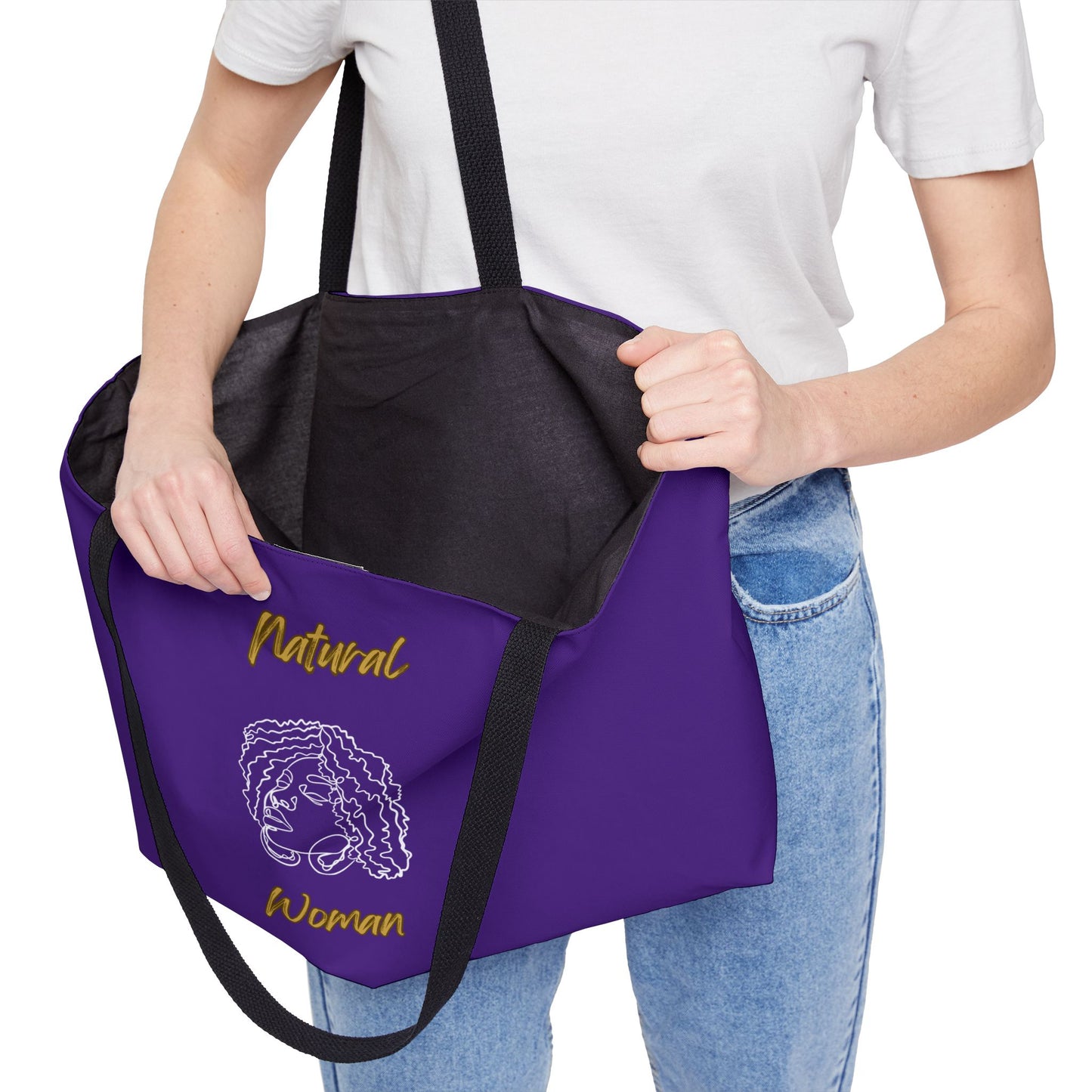 Natural Woman Naturally Me (WL) Weekender Tote Bag PURPLE