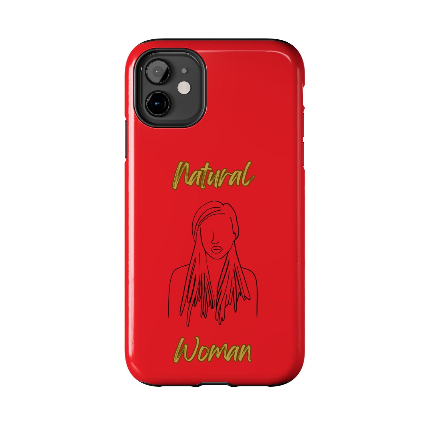 Natural Woman Content (BL)Tough Phone Cases RED