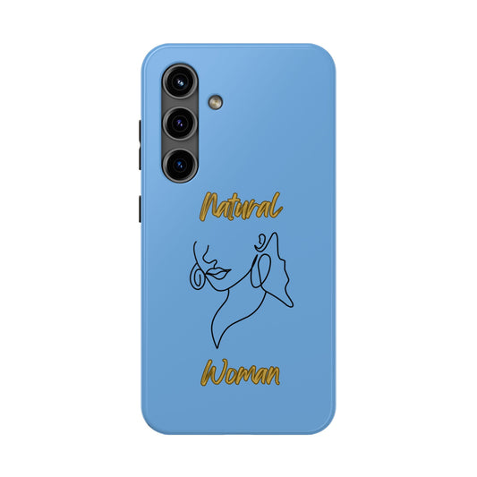 Natural Woman Lips (BL)Tough Phone Cases LIGHT BLUE