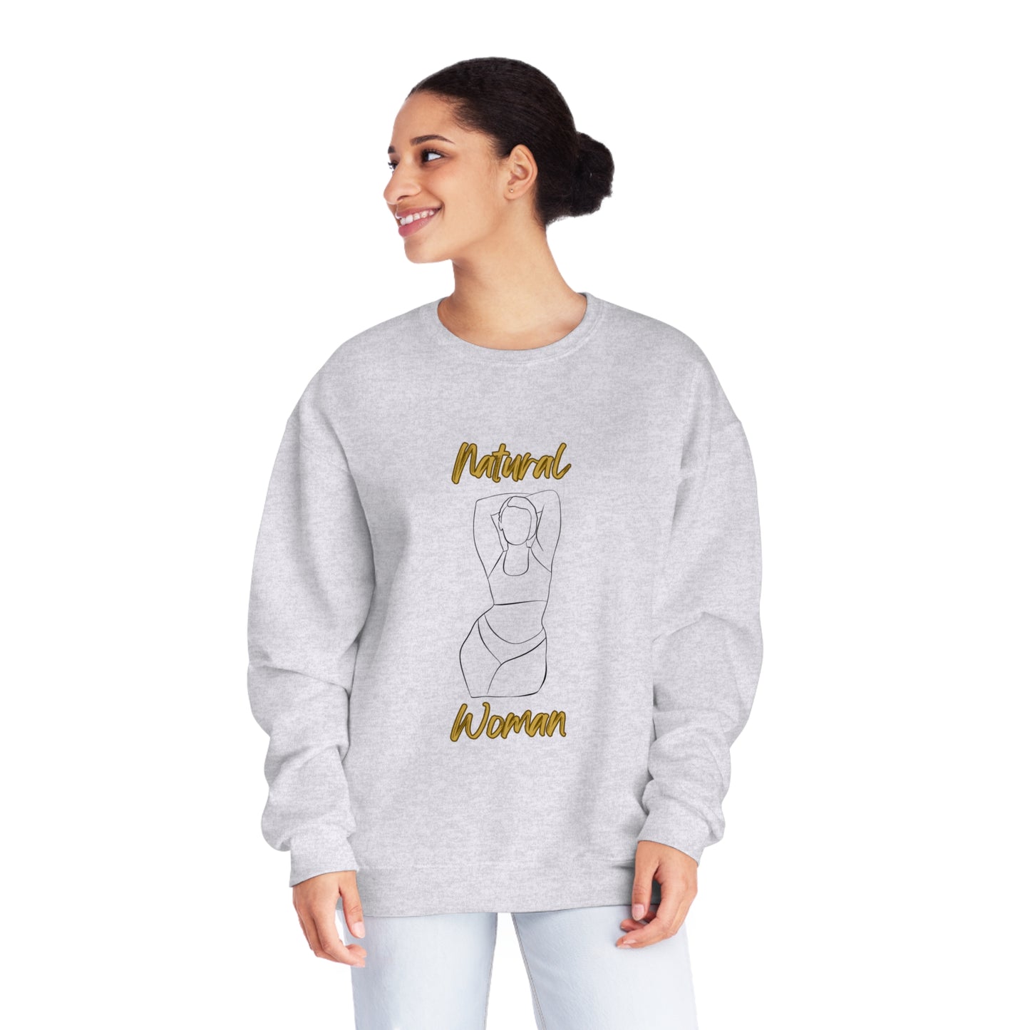 Natural Woman I Love Me (BL) Crewneck Sweatshirt