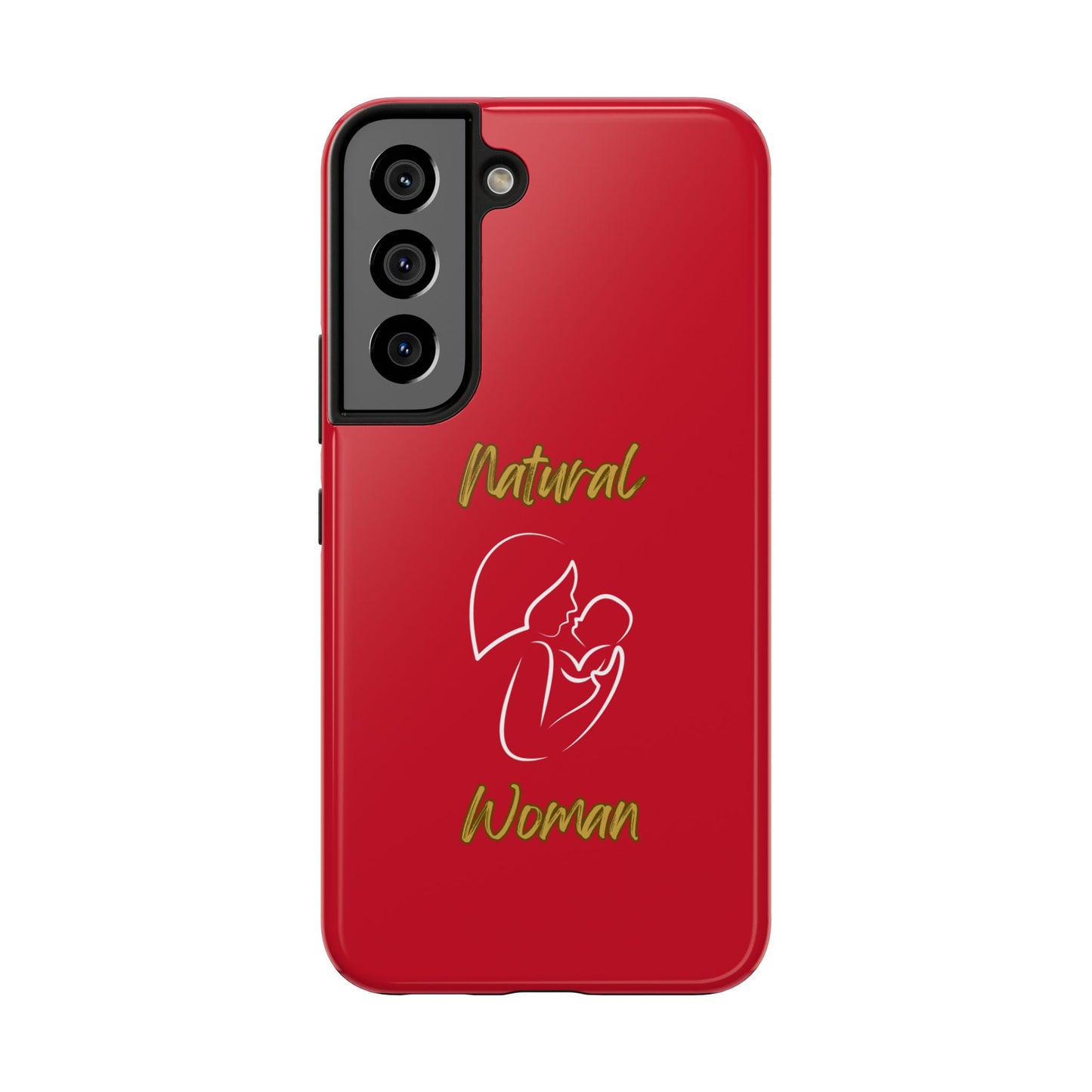 Natural Woman Long Awaited (WL)Tough Phone Cases DARK RED