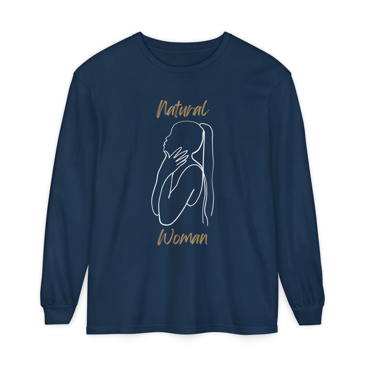 Natural Woman Ponytail (WL) Long Sleeve T-Shirt