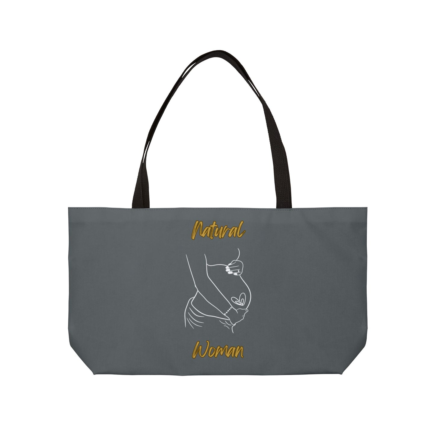 Natural Woman Loved In & Out (WL) Weekender Tote Bag DARK GREY