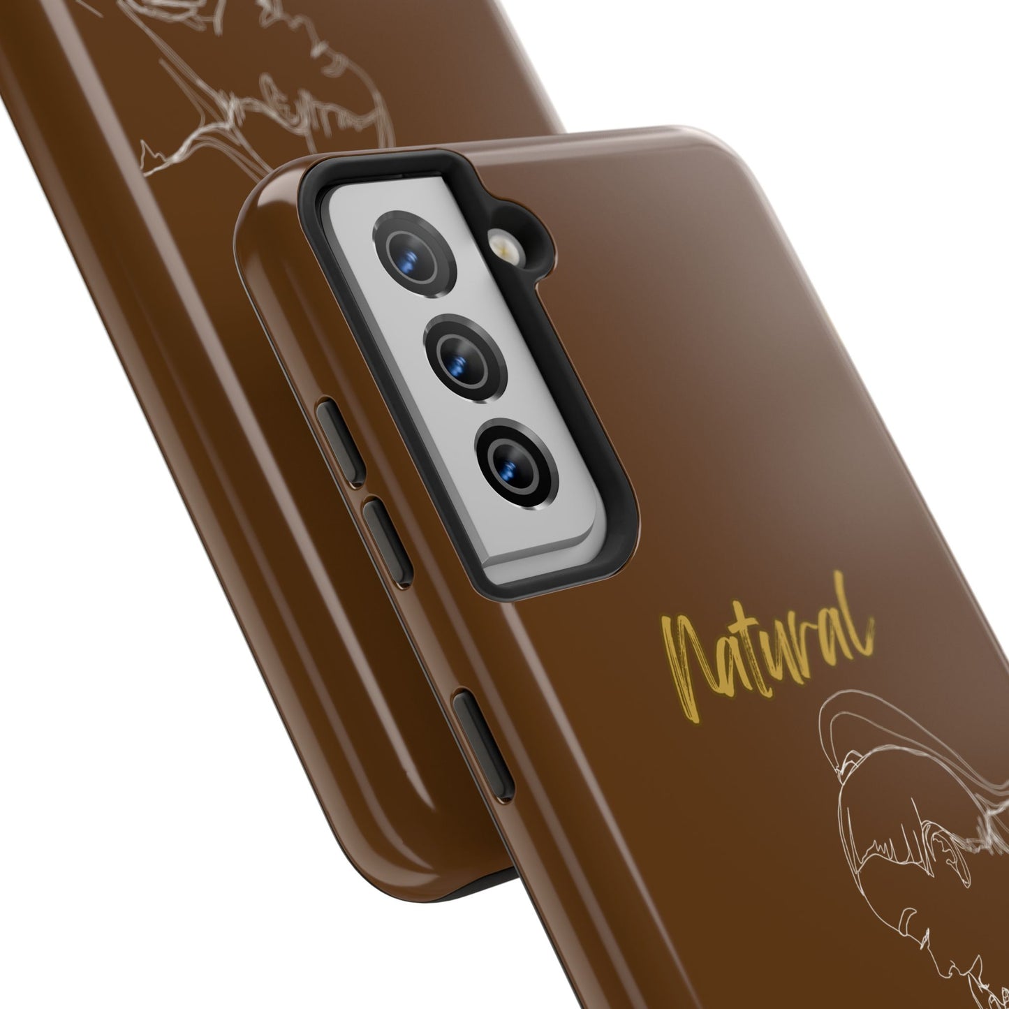 Natural Woman New Life (WL)Tough Phone Cases BROWN