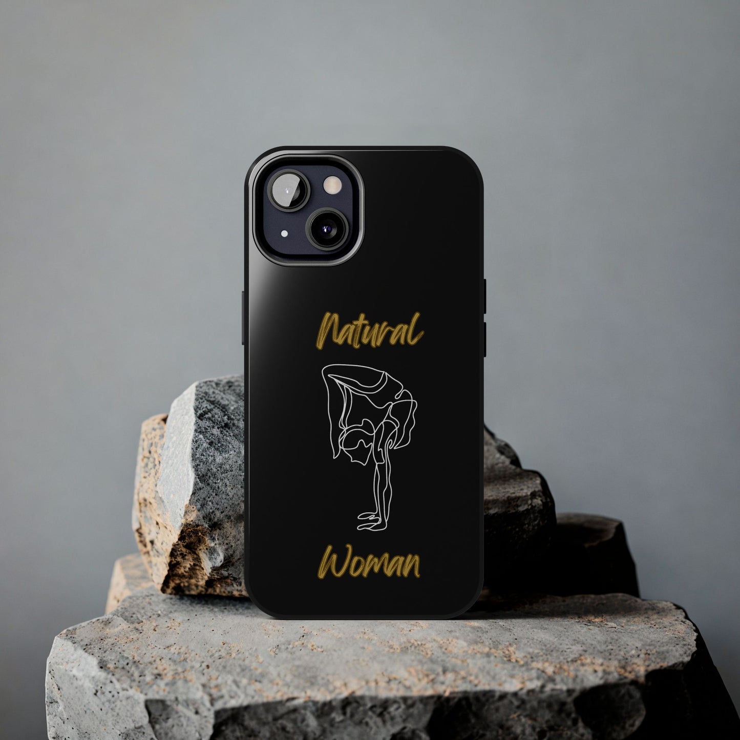 Natural Woman Flexible (WL)Tough Phone Cases BLACK