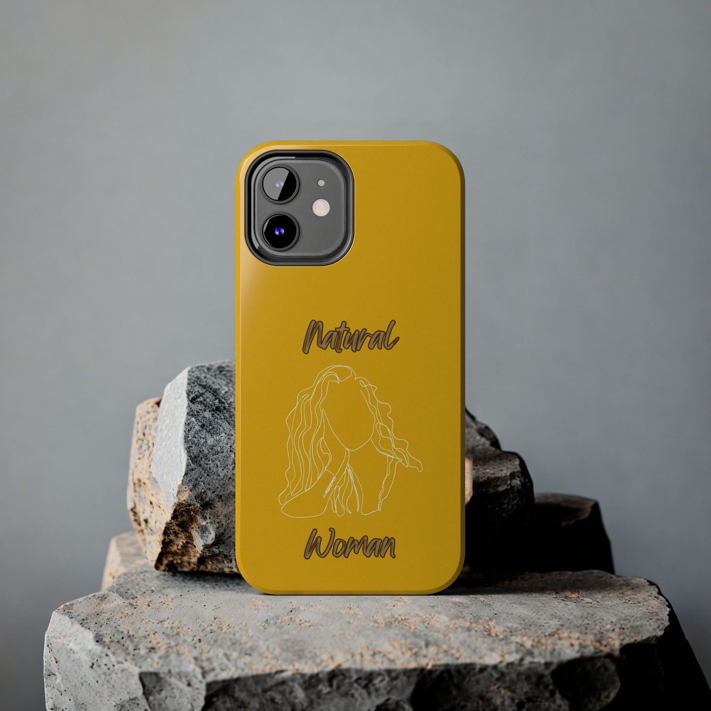Natural Woman Relaxed (WL) Tough Phone Cases YELLOW