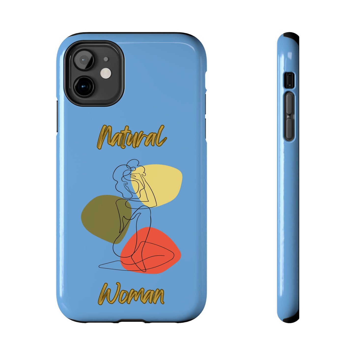 Natural Woman Colorful Pose (BL)Tough Phone Cases LIGHT BLUE