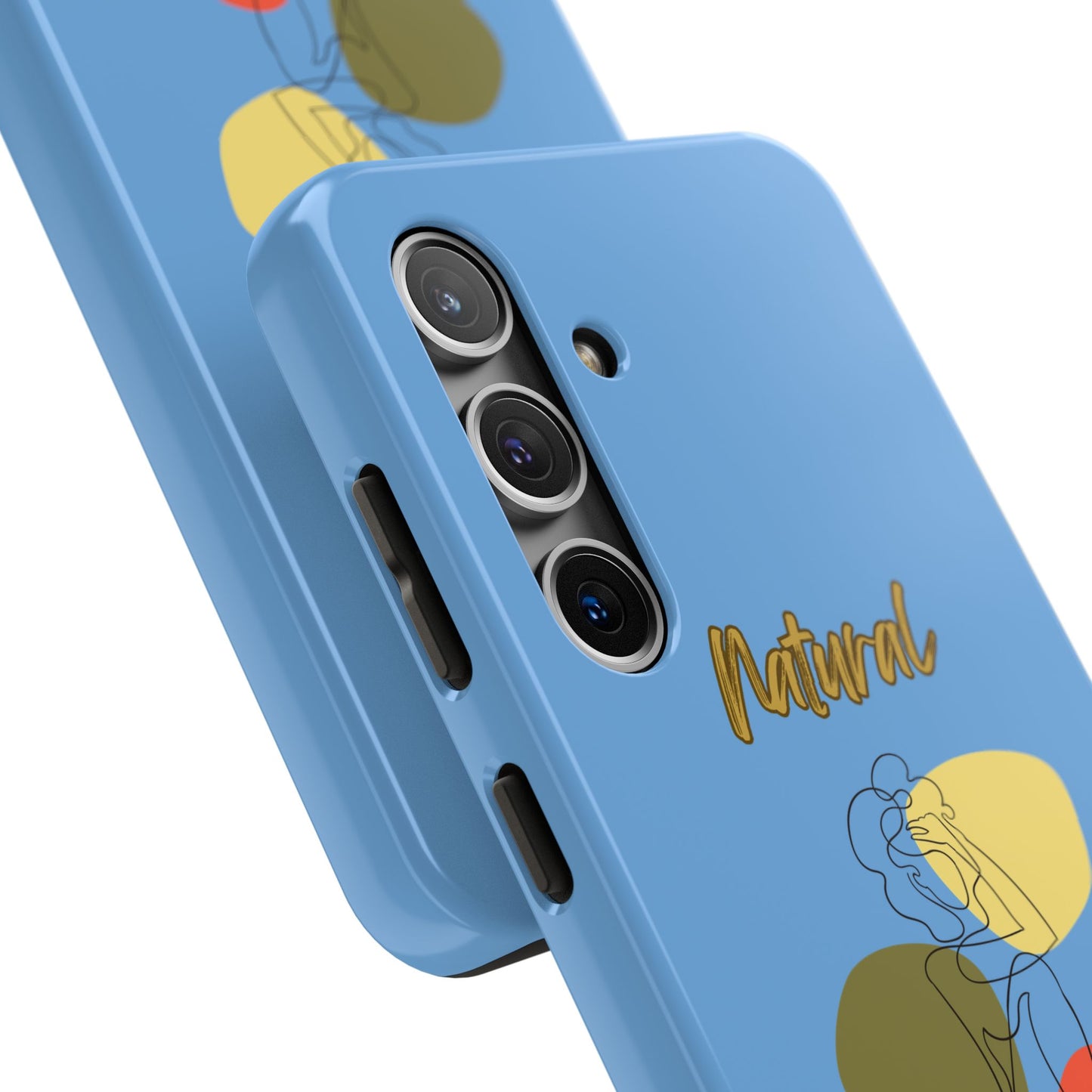 Natural Woman Colorful Pose (BL)Tough Phone Cases LIGHT BLUE